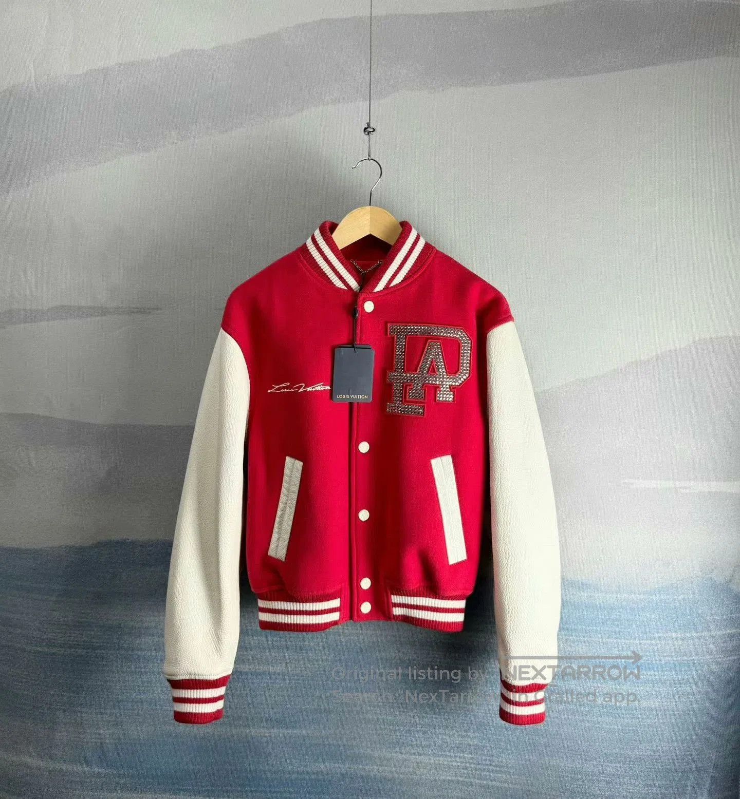 Louis Vuitton louis vuitton red and white baseball jacket. Size US L / EU 52-54 / 3 - 1 Thumbnail