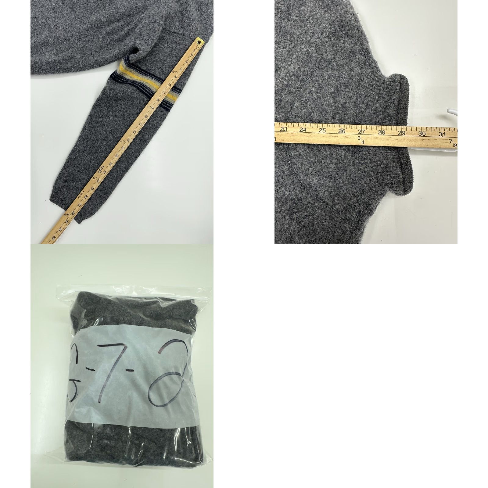 American Eagle Outfitters VINTAGE American Eagle Outfitters Sweater XL Gray 1/4 Zip Lambswool Mock Neck Pullover Men’s Size US XL / EU 56 / 4 - 8 Thumbnail