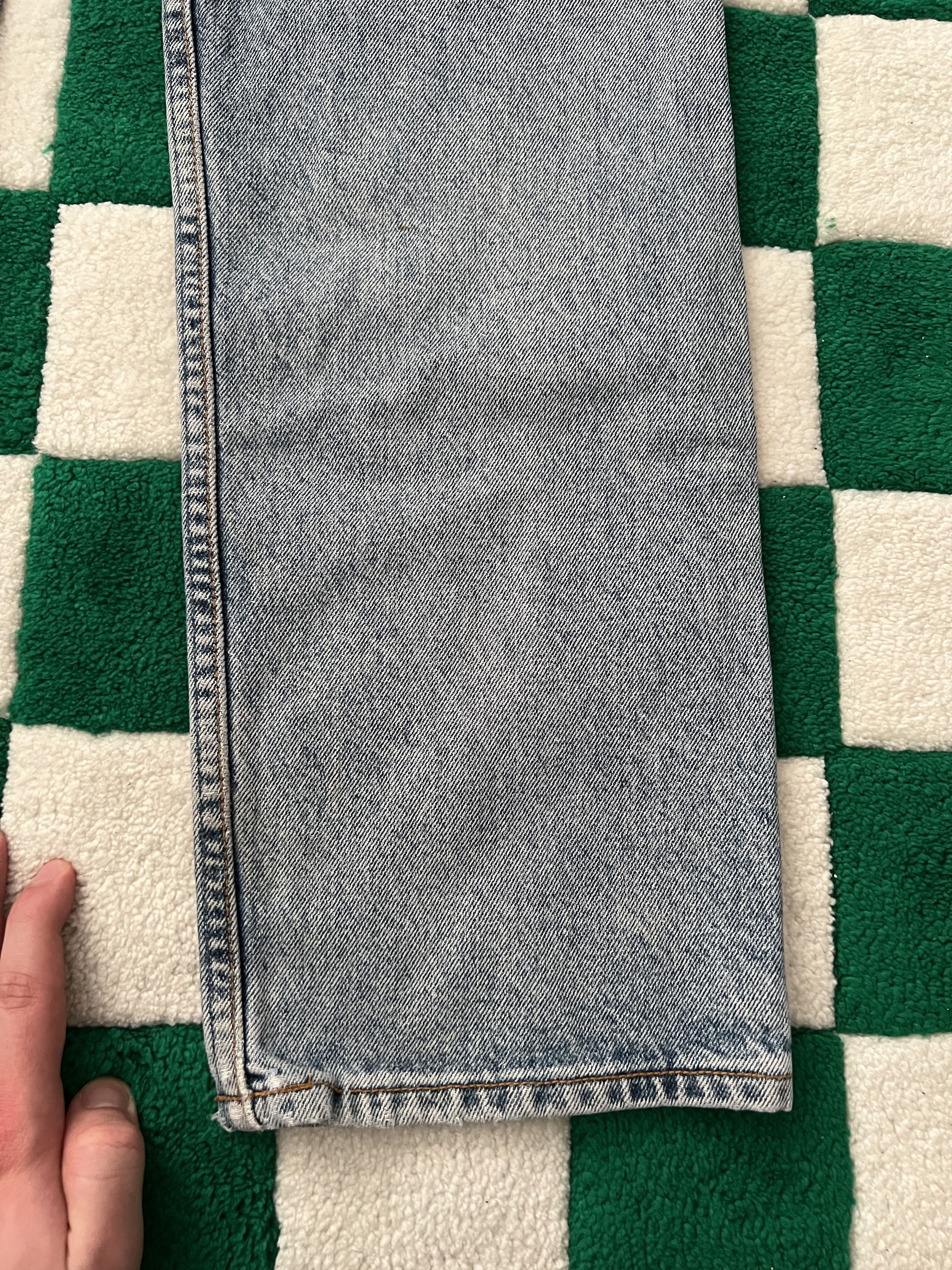 Levi's Vintage 90s Levis 627 Washed Denim Jeans Orange tab W34 L32 Size US 34 / EU 50 - 7 Thumbnail