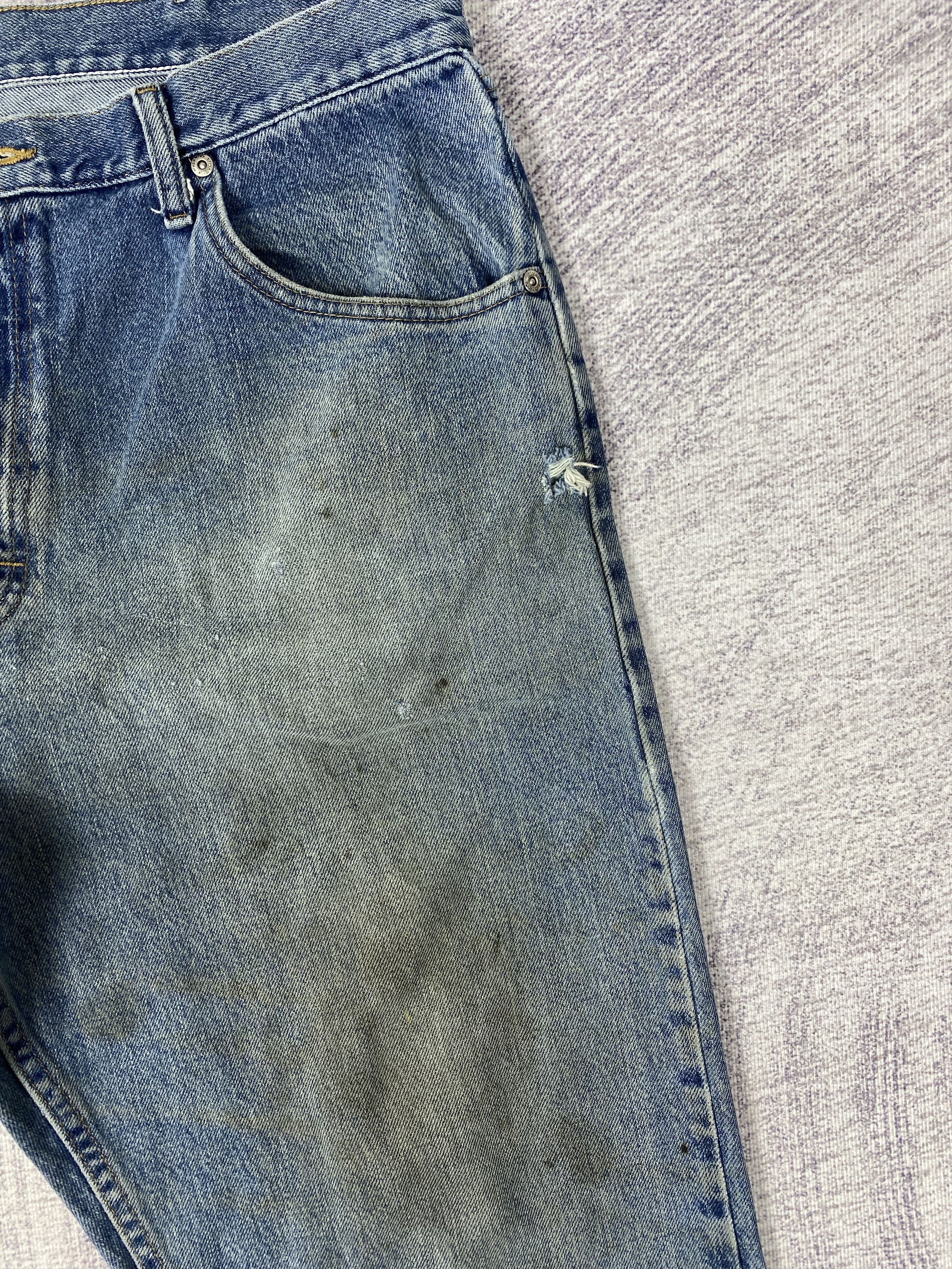 Wrangler Vintage Wrangler Distressed Blue Denim Jeans P0486 Size US 38 / EU 54 - 7 Thumbnail
