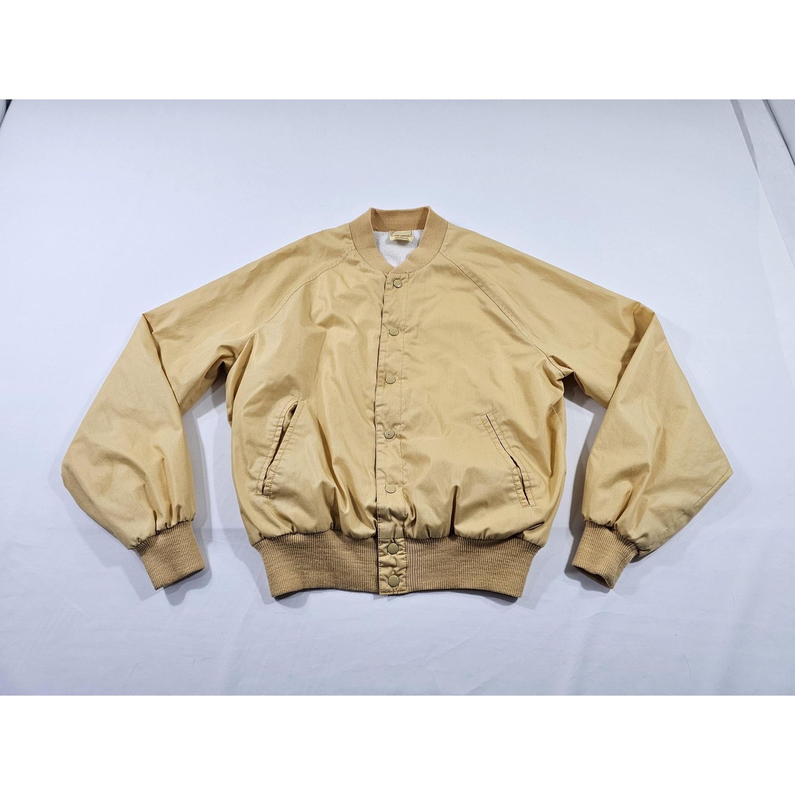 Other Brittania Pale Yellow Jacket Terry Cloth Liner Sz L 1970s Size US L / EU 52-54 / 3 - 1 Thumbnail