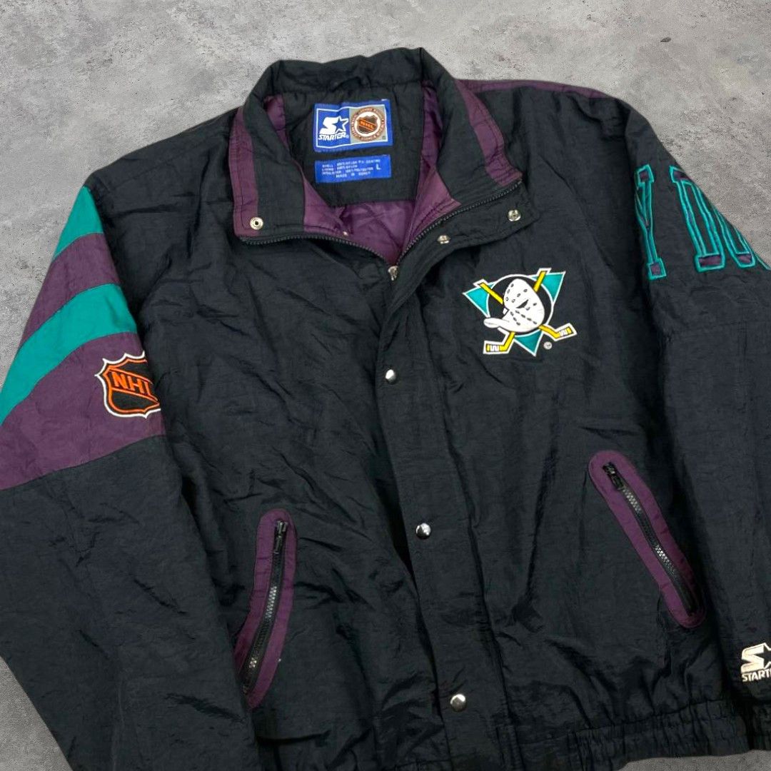 Starter Vintage Starter Mighty Ducks kabát Size US L / EU 52-54 / 3 - 3 Thumbnail
