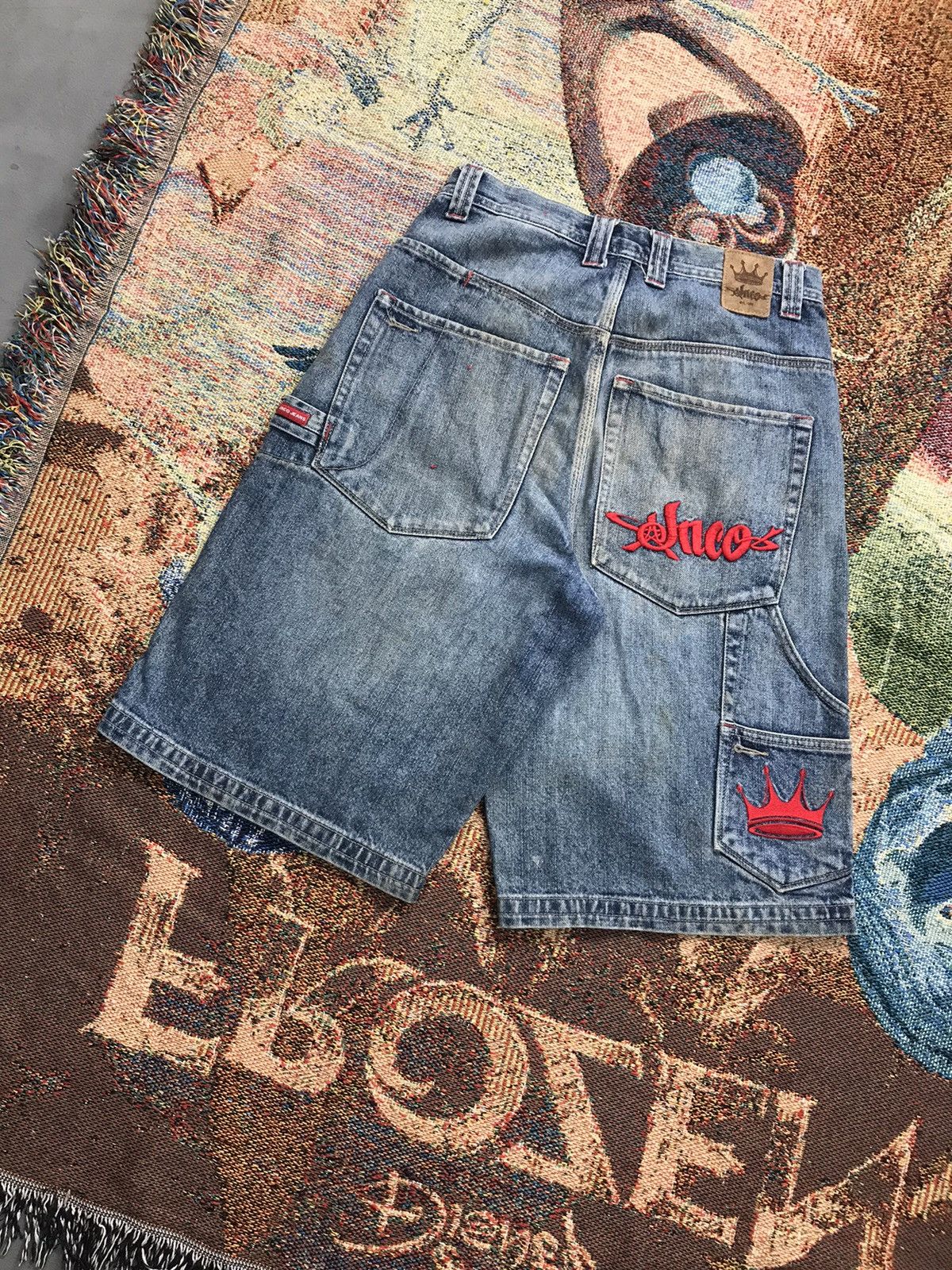 JNCO Vintage Jnco carpenter embroidered jort Size US 30 / EU 46 - 9 Thumbnail