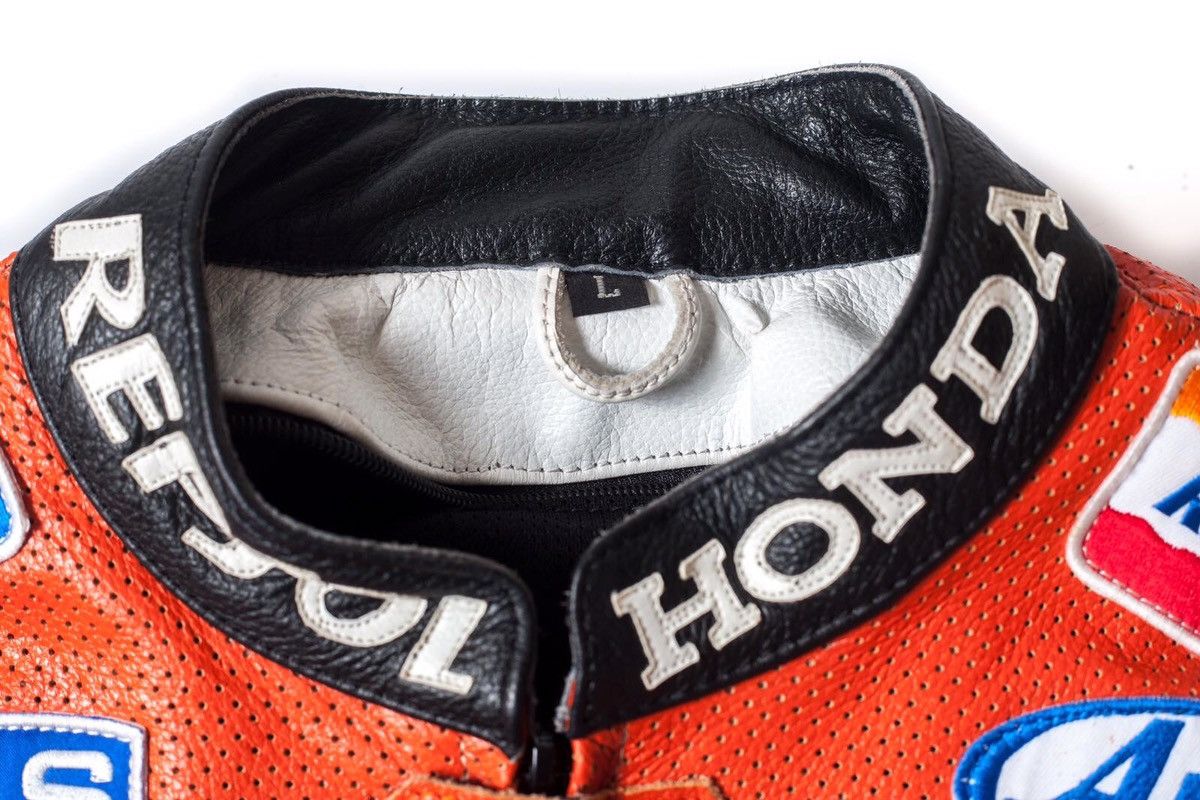 Honda Honda Repsol Vintage Leather Biker Jacket Size L Size US L / EU 52-54 / 3 - 4 Thumbnail