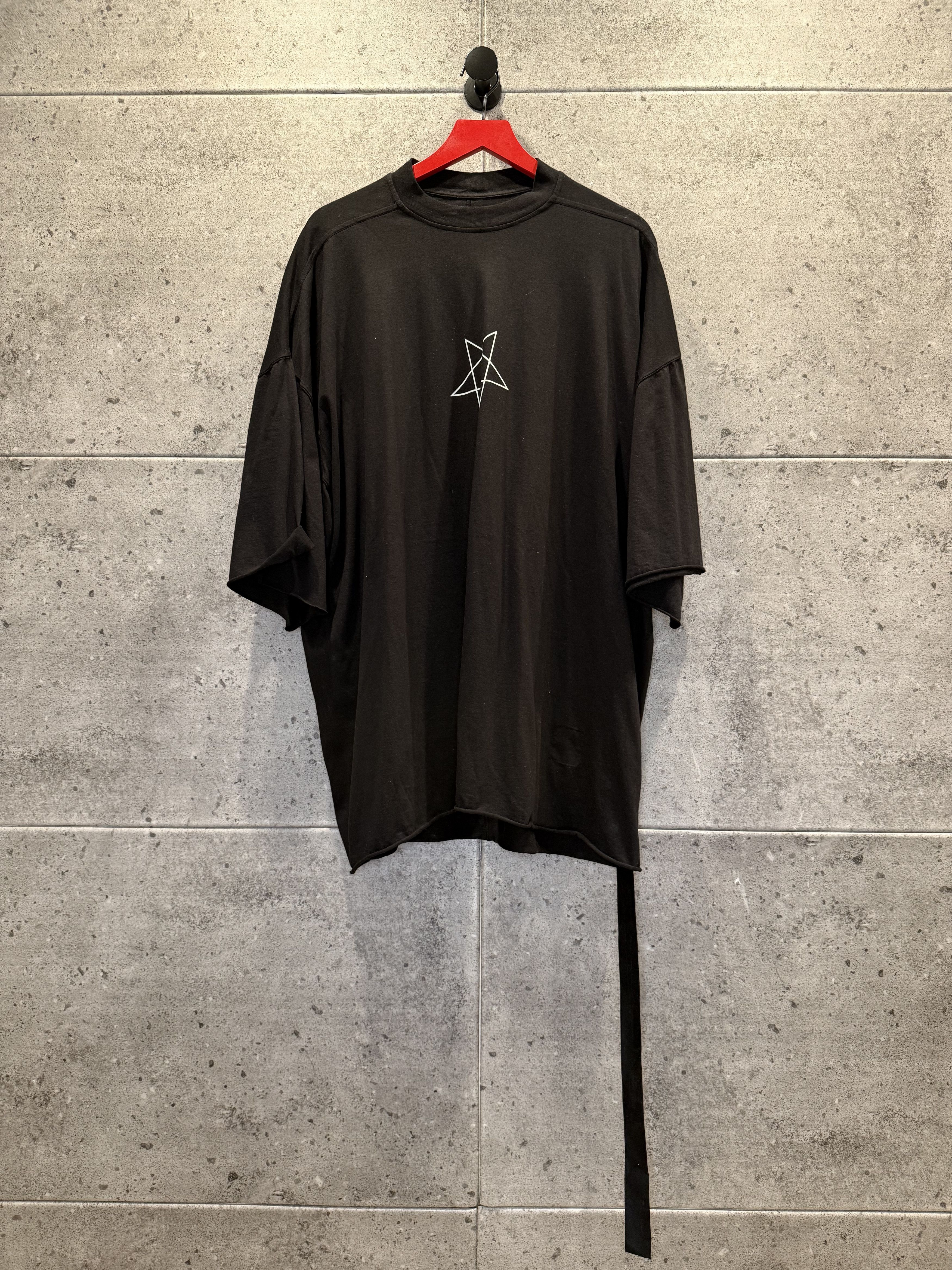 Rick Owens × Rick Owens Drkshdw Rick owens pentagram t shirt | Grailed