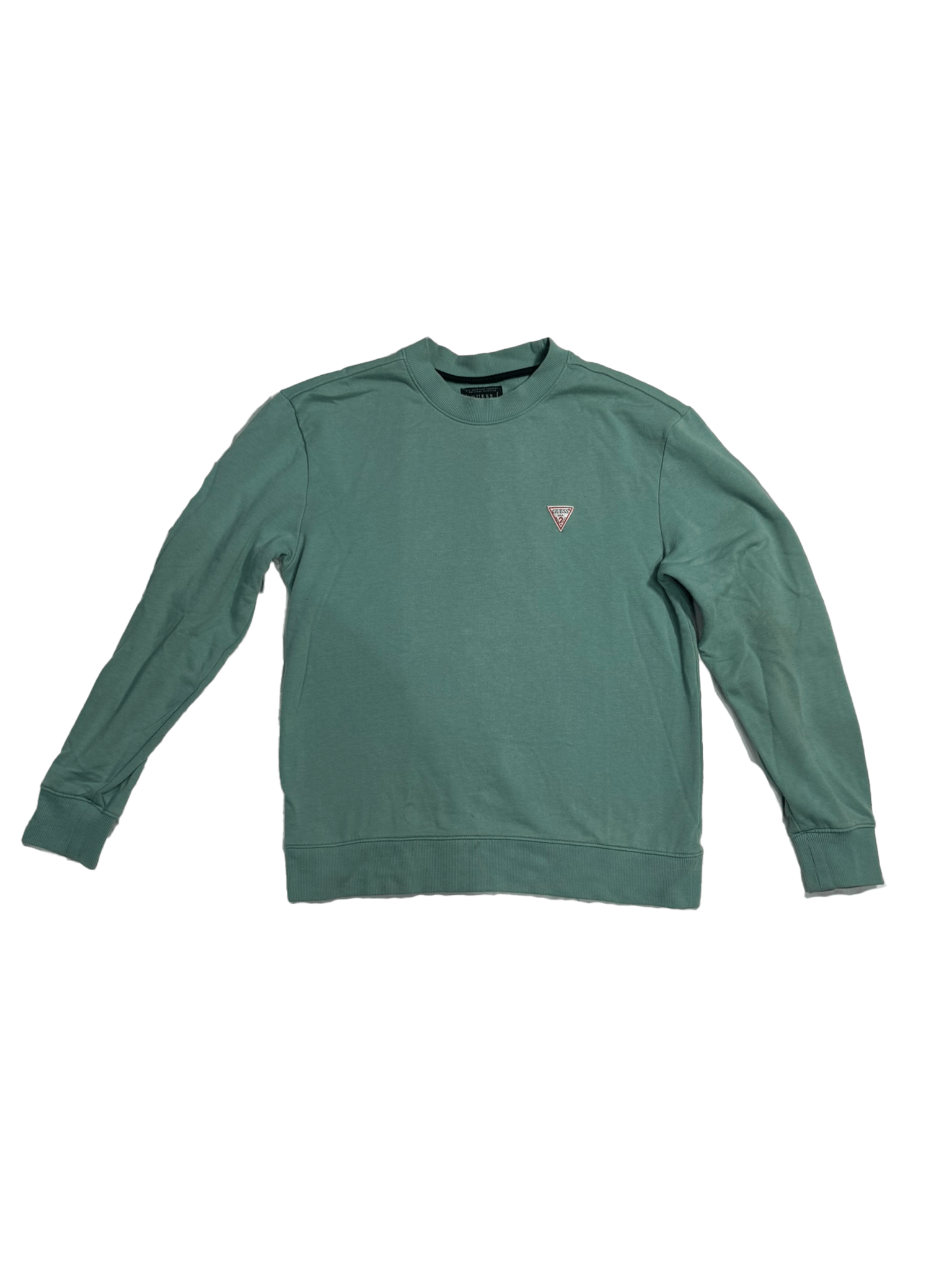 Guess × Urban Outfitters Big Logo Mint Green Sweatshirt Size US M / EU 48-50 / 2 - 1 Thumbnail