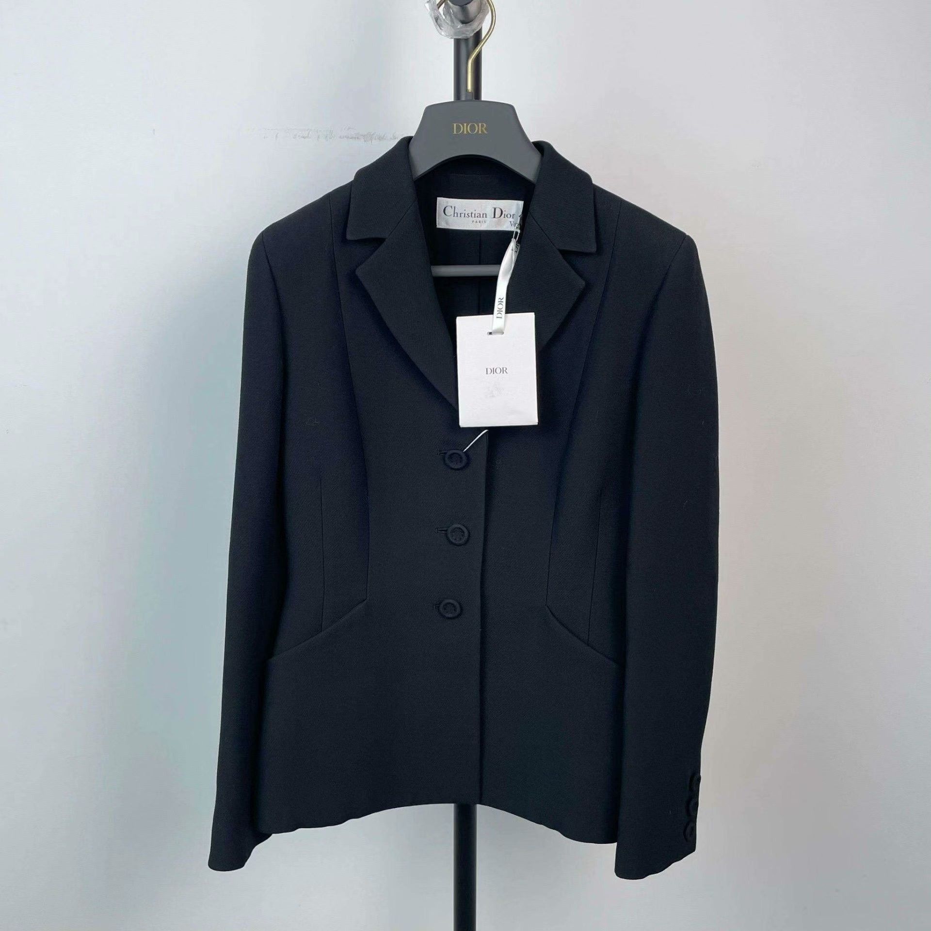 Dior Dior Formal Black Jacket 36 Women Size S / US 4 / IT 40 - 1 Thumbnail