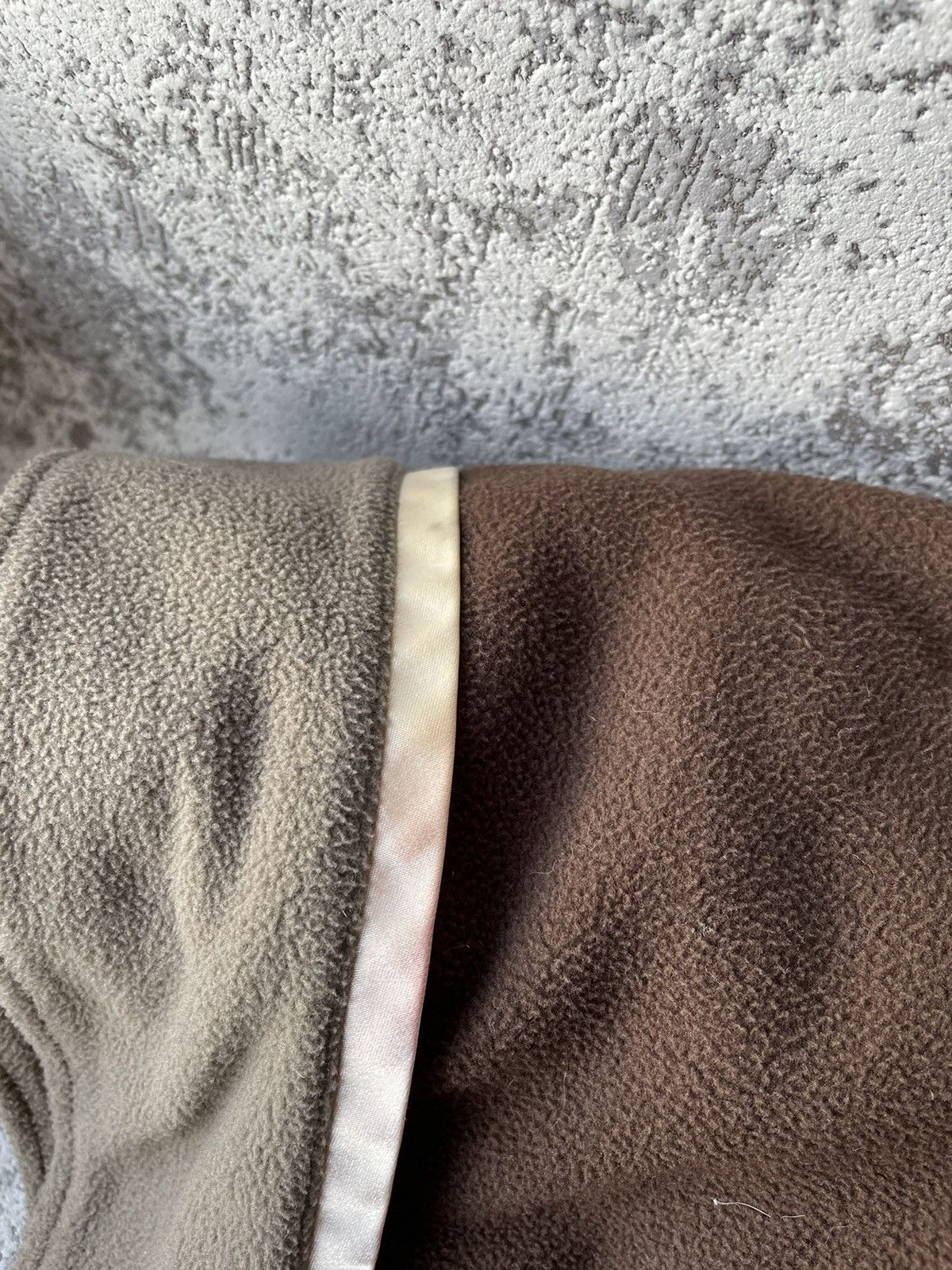 Nike × Vintage Vintage Nike Y2K Brown Fleece Scarf Size ONE SIZE - 4 Thumbnail