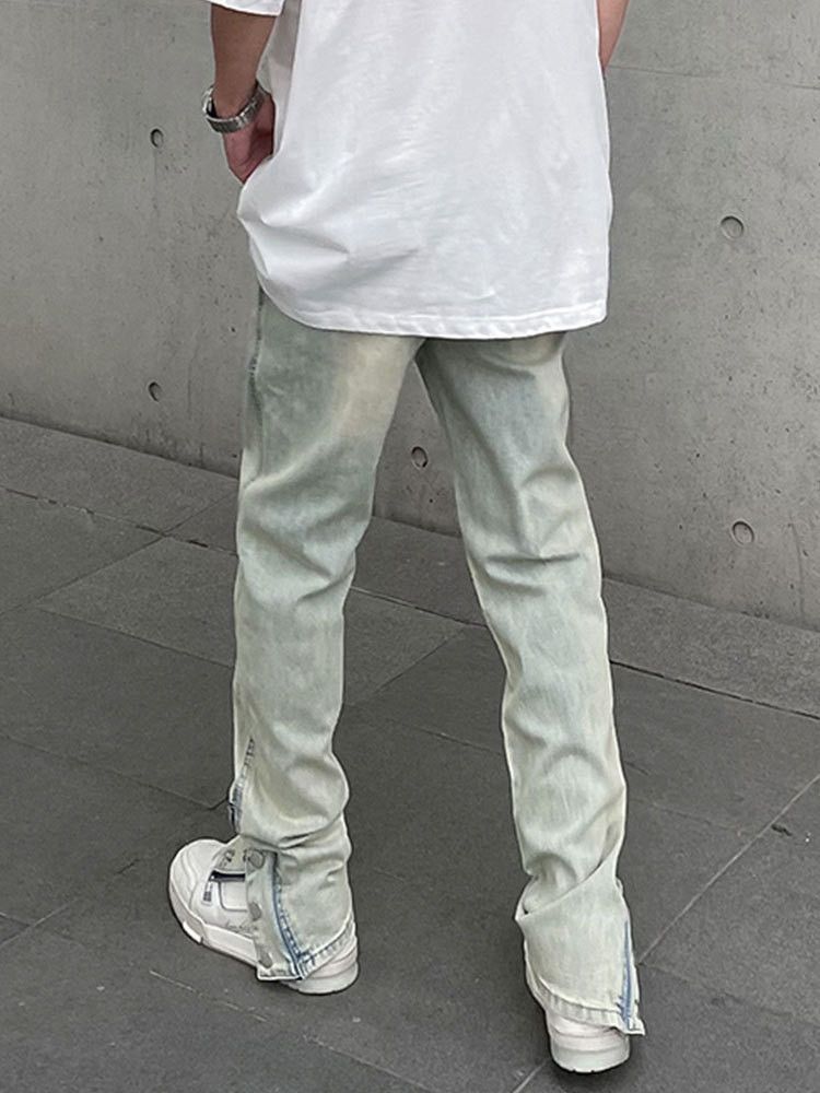 Japanese Brand × Jean Loose casual zipper jeans Size US 30 / EU 46 - 4 Thumbnail