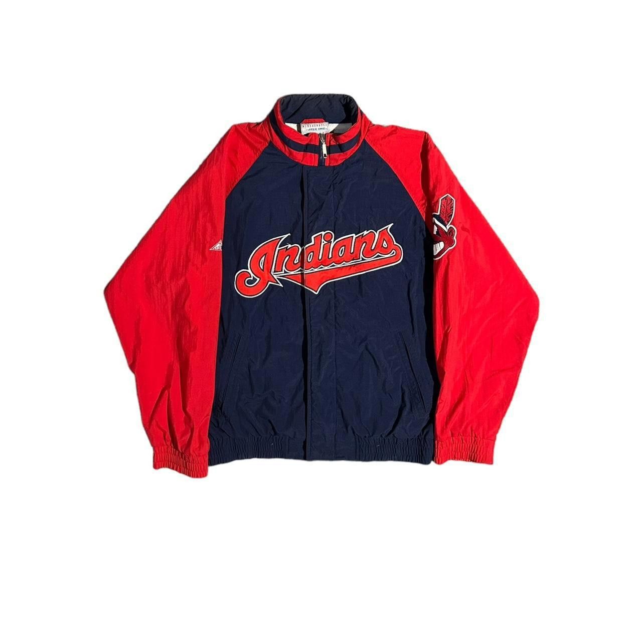 MLB Vintage 90s Apex One Cleveland Indians Jacket Size US XL / EU 56 / 4 - 1 Thumbnail