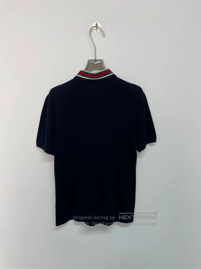 Gucci Gucci Tiger head embroidered Polo short sleeves Size US L / EU 52-54 / 3 - 2 Thumbnail