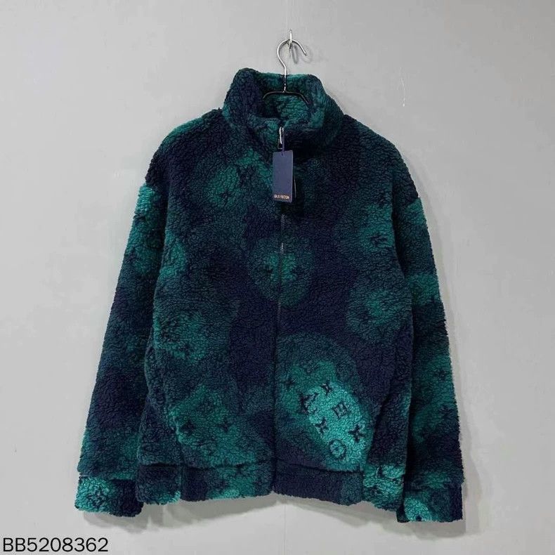 Louis Vuitton Louis Vuitton Black and green gradient full print teddy ja Size US M / EU 48-50 / 2 - 1 Thumbnail