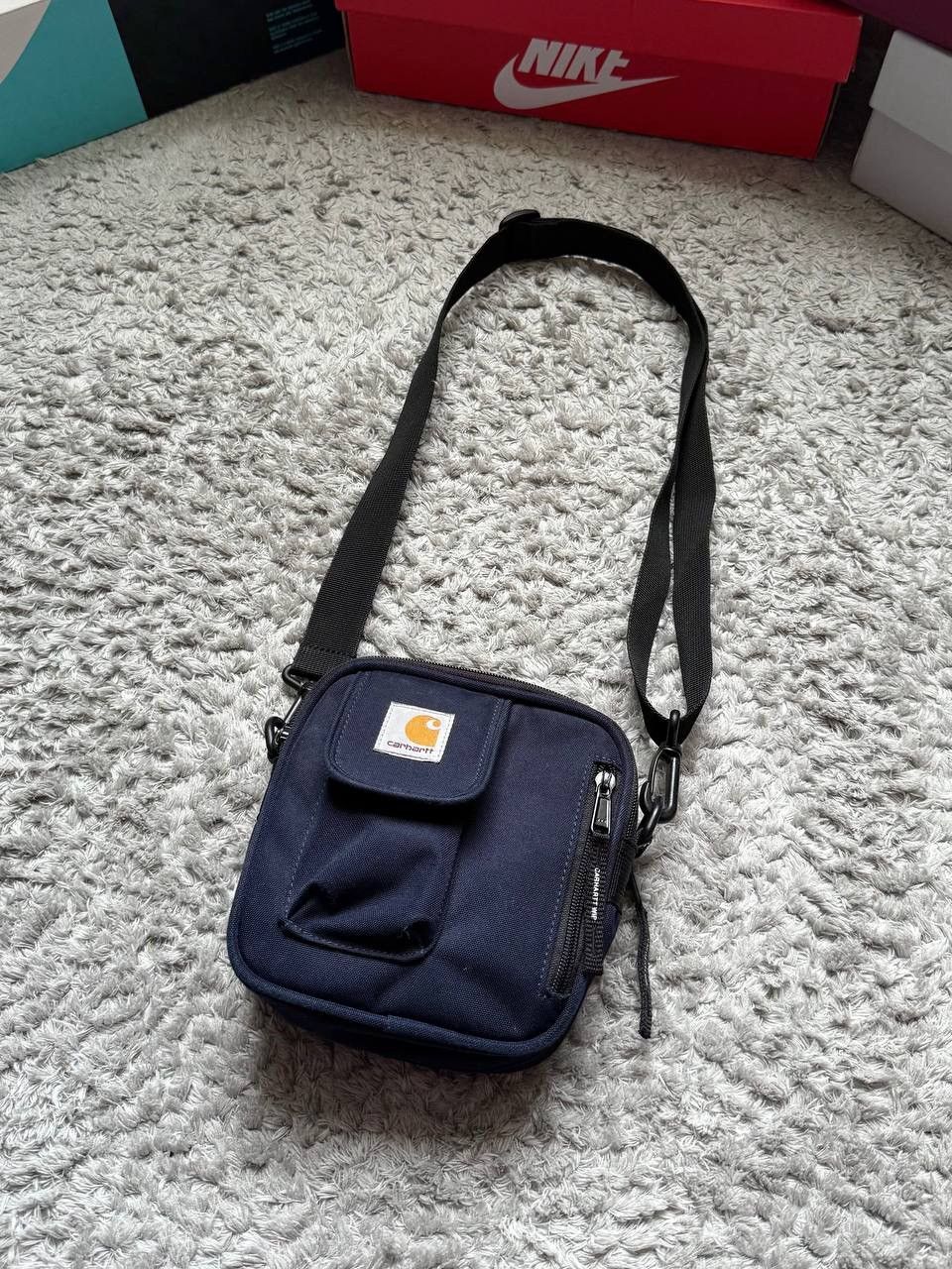Carhartt 00s Carhartt Vintage Crossbody Shoulder Mini Bag Rare Y2K Size ONE SIZE - 1 Thumbnail