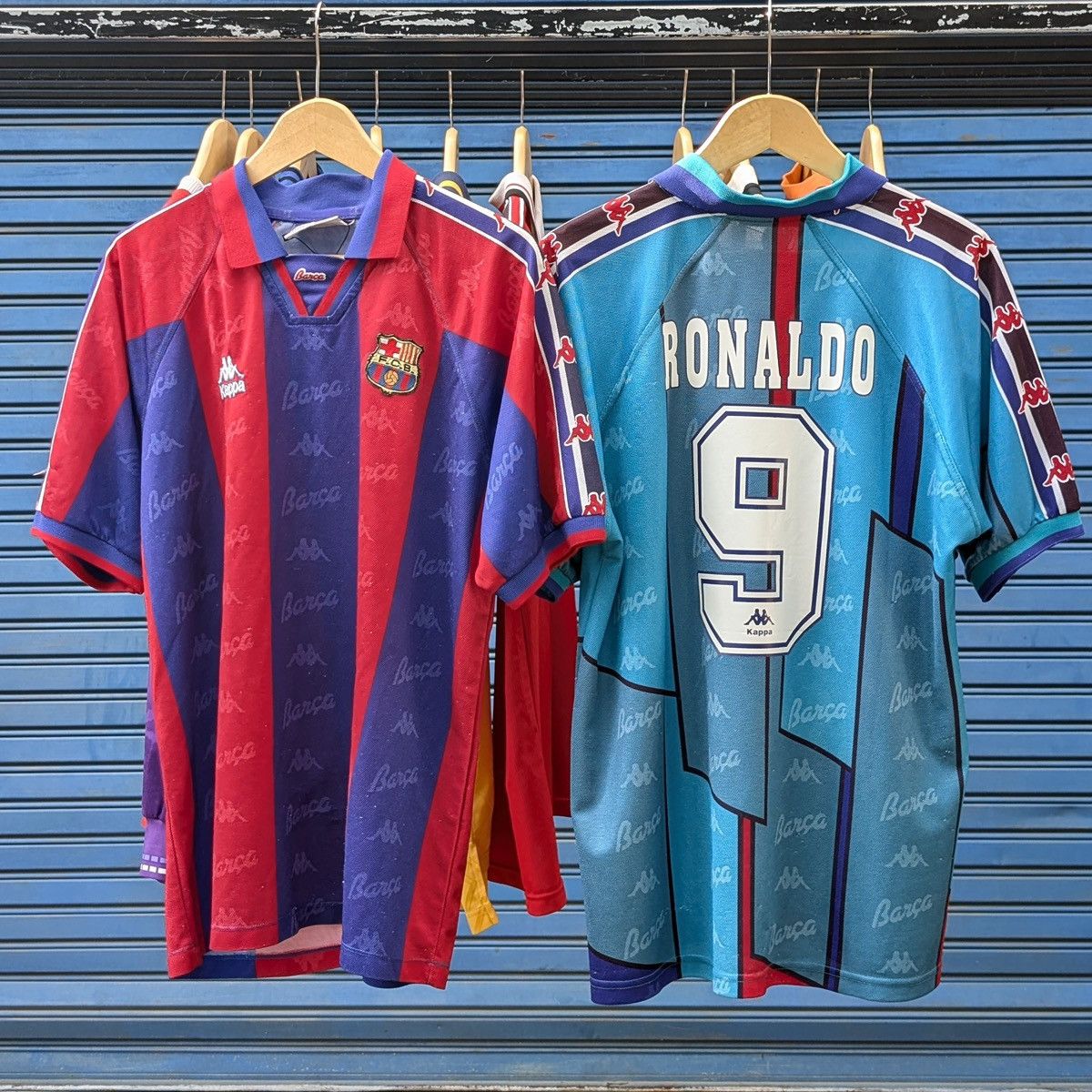 Kappa FC Barcelona サッカーシャツ ユニフォーム xl - メルカリ