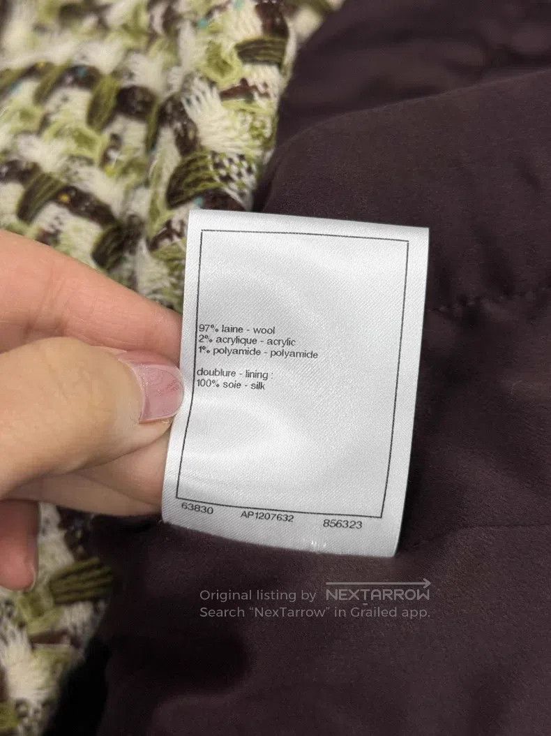 Chanel Chanel Dakar series twill soft tweed colour-blocked jacket Size S / US 4 / IT 40 - 7 Thumbnail