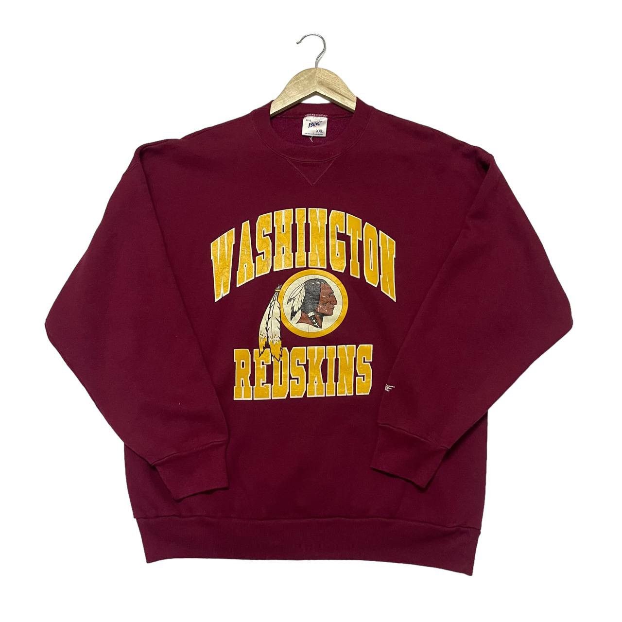 image of Genuine Merchandise By True Fan x Nfl Vintage 90's Washington Redskins Nfl Fans Apparel Sweatshirt 