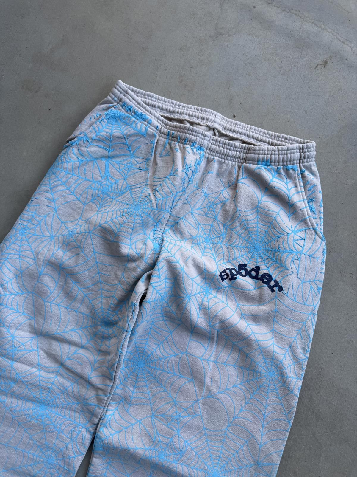 Other Sp5der AOP Web Sweatpants Heather Grey Size XL New Authentic Size US 36 / EU 52 - 2 Thumbnail
