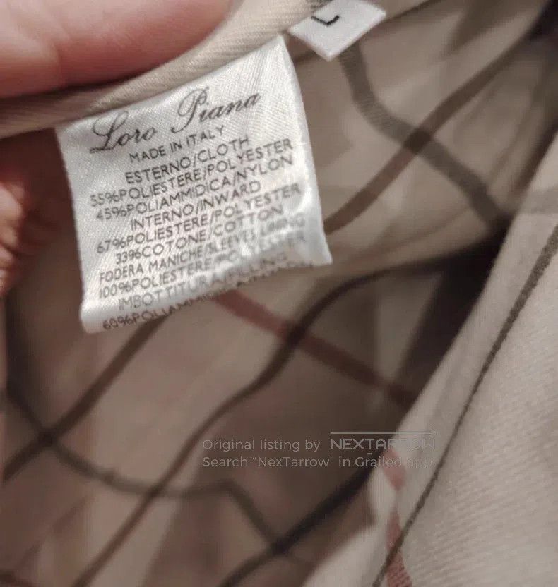 Loro Piana Loro Piana Thick Jacket with Tech Material Wind and Rain P Size US L / EU 52-54 / 3 - 8 Thumbnail
