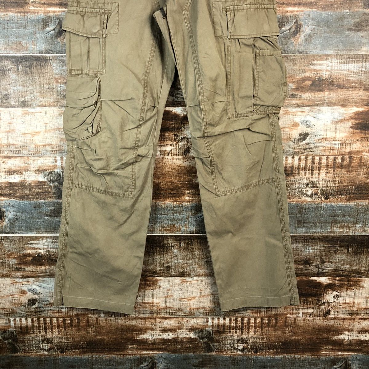 Japanese Brand Surplus Brown Cargo tactical Multipocket Pants #A2567 Size US 30 / EU 46 - 6 Thumbnail