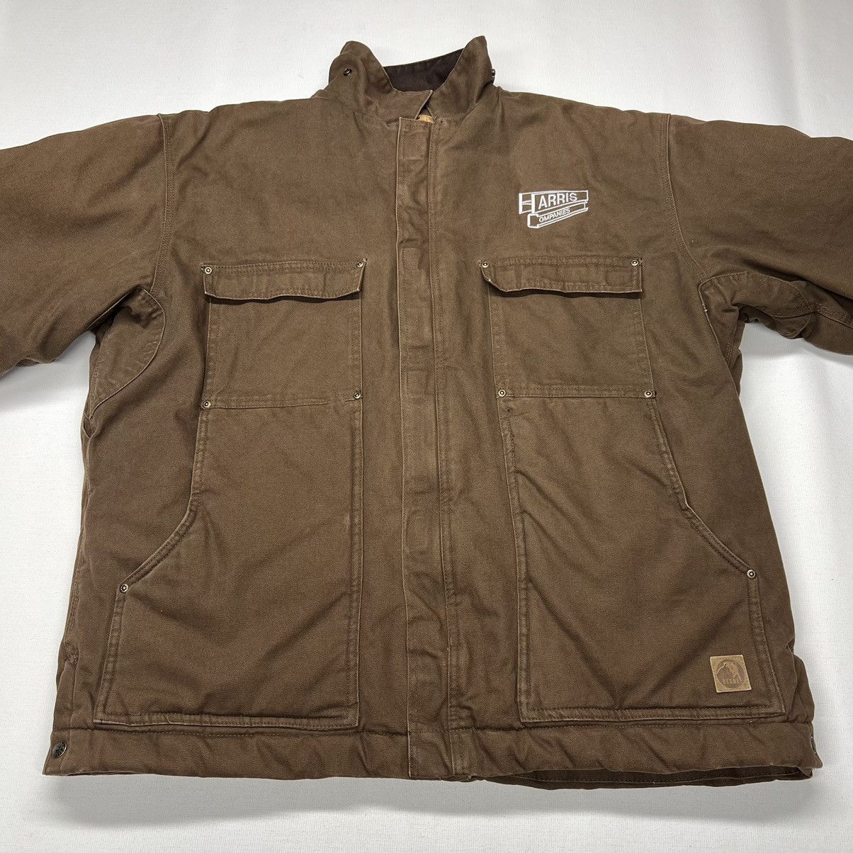 Other Berne Jacket Brown Heartland Washed Chore Coat Lined Canvas Size US XXL / EU 58 / 5 - 2 Thumbnail