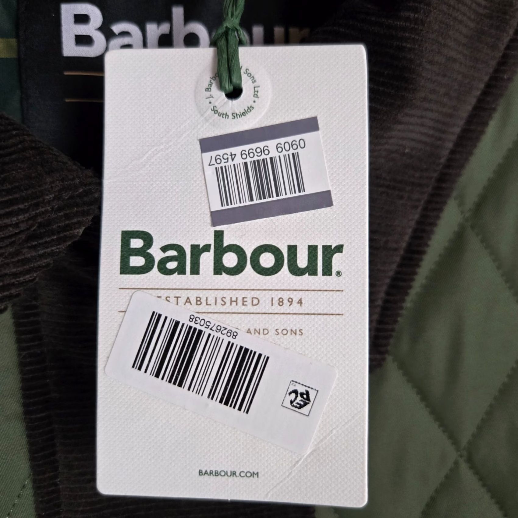 Barbour Barbour Jacket Coat 3X Full Zip Insulated Quilted Corduroy Olive Drab Green Women’s 3XL Long Sleeve Size XXL / US 16-18 / IT 52-54 - 5 Thumbnail