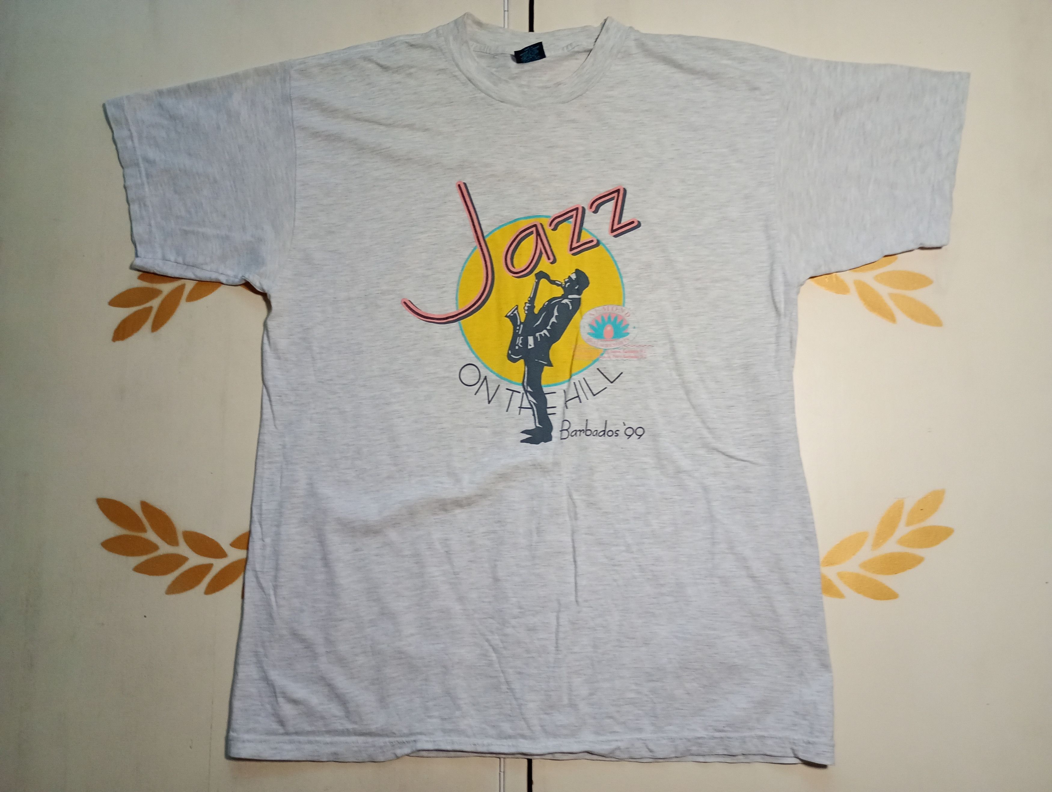 Vintage Jazz On The Hill Barbados'99 T-Shirt Size US XXL / EU 58 / 5 - 1 Thumbnail