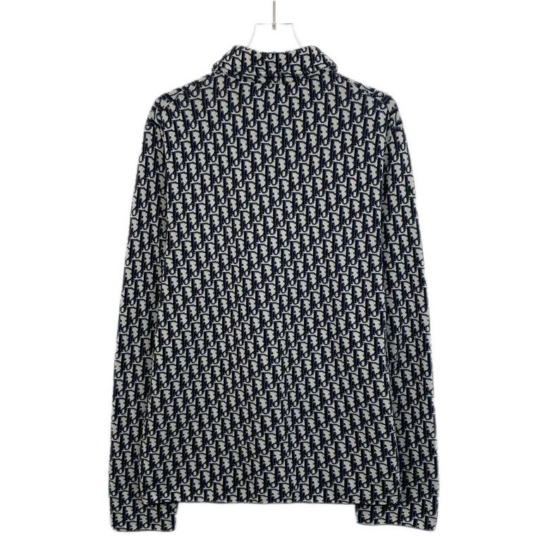 Dior Dior Black and white old flower full logo cotton knitted ja Size US S / EU 44-46 / 1 - 2 Thumbnail