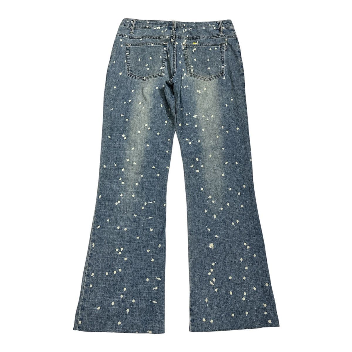 Distressed 2000s Bandana Flare Jeans Japanese Y2K Goa Lgb