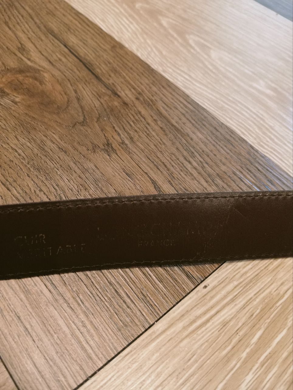 Longchamp VINTAGE LONGCHAMP MONOGRAM LEATHER BELT Size ONE SIZE - 4 Thumbnail