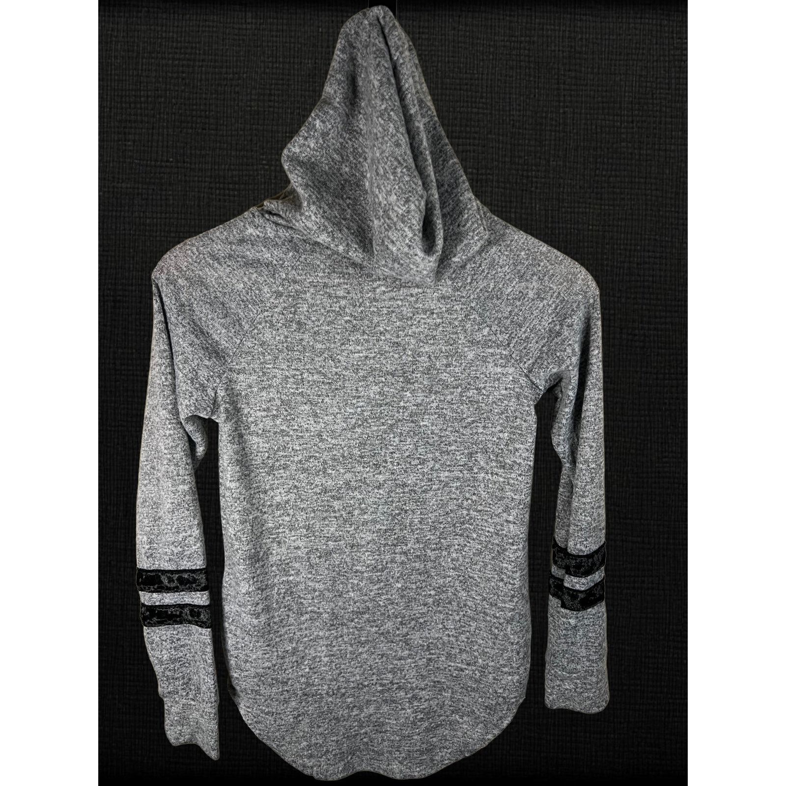 Other Owl Grey Hoodie Pullover Long Sleeve Shirt Size XS / US 0-2 / IT 36-38 - 8 Thumbnail