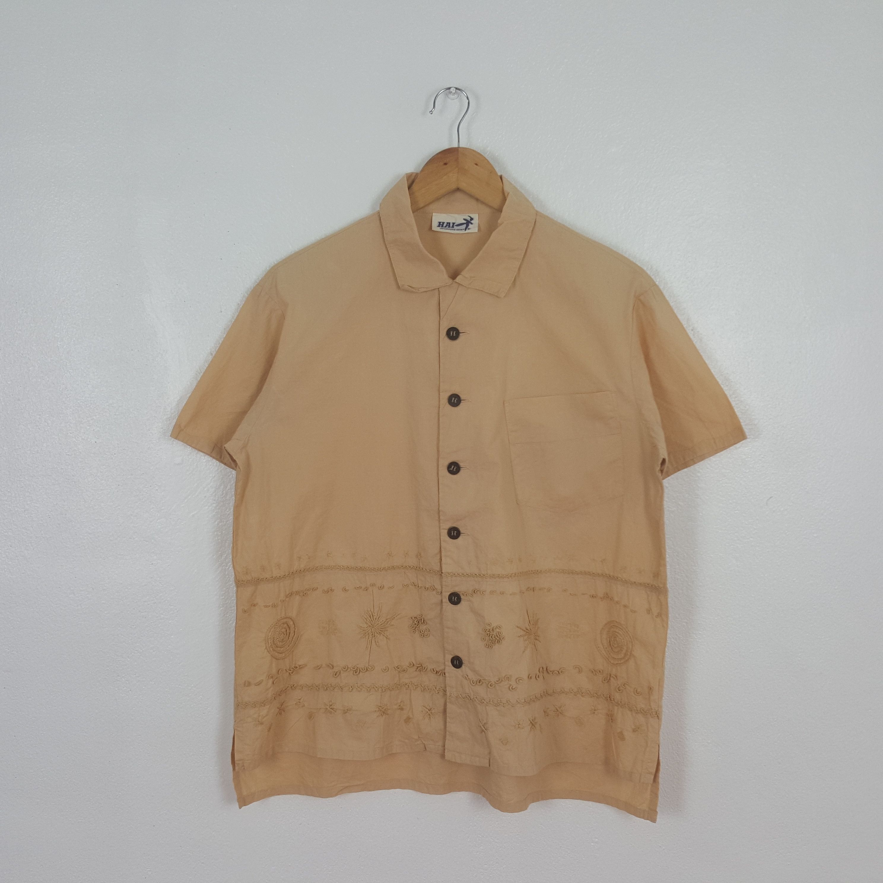 Hai Sporting Gear Vintage Hai Sporting Gear by Issey Miyake Shirt C319N77 Size US L / EU 52-54 / 3 - 1 Thumbnail