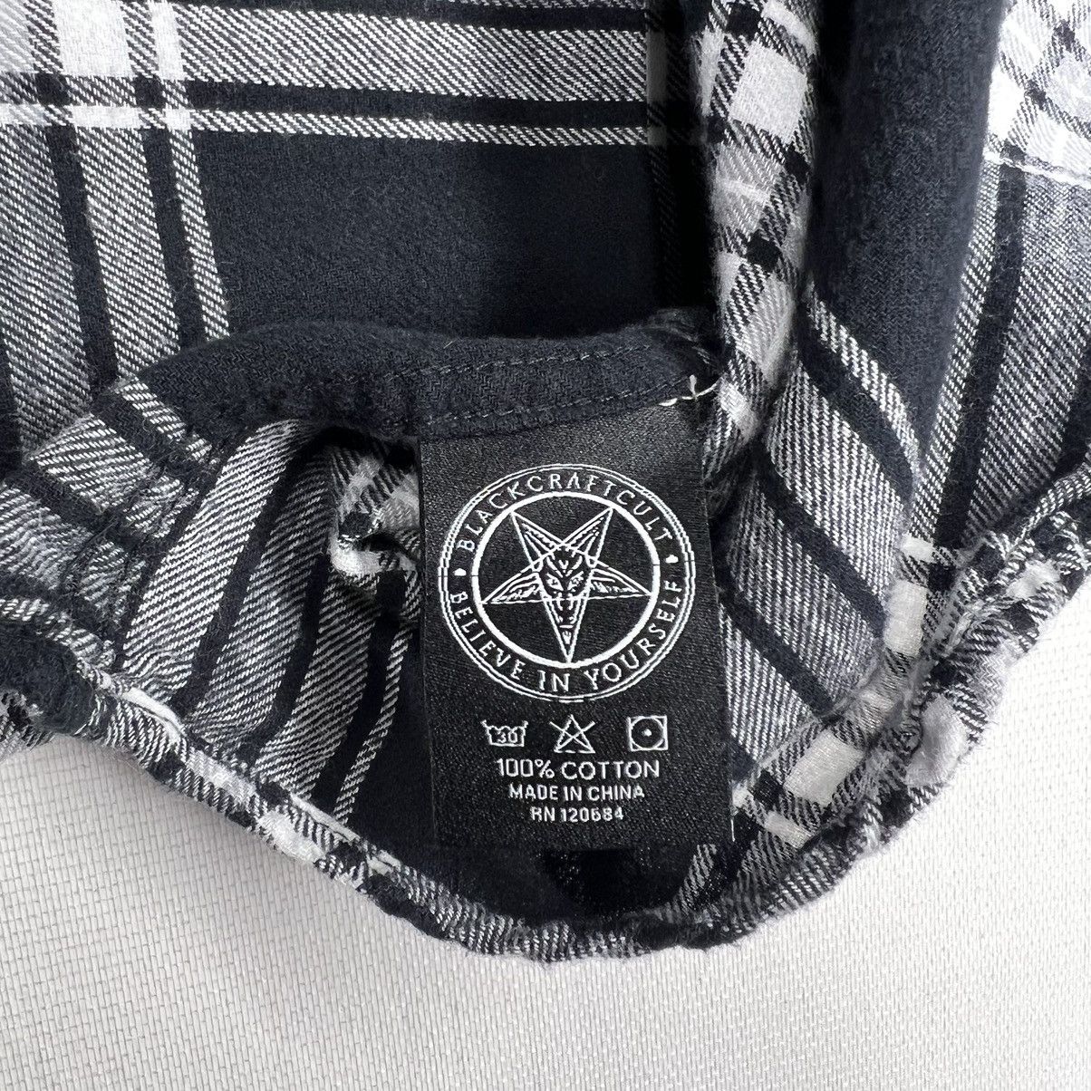 Other Black Craft Cult Flannel Shirt Black Plaid Button Up Graphic Size US L / EU 52-54 / 3 - 10 Thumbnail
