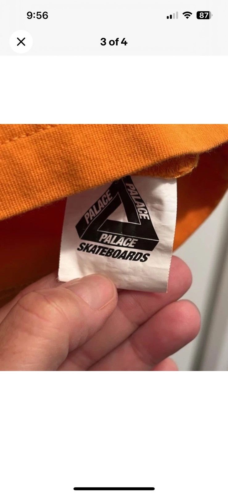 Palace Palace Skateboards Basically a Long Sleeve T Shirt Medium Size US M / EU 48-50 / 2 - 2 Thumbnail