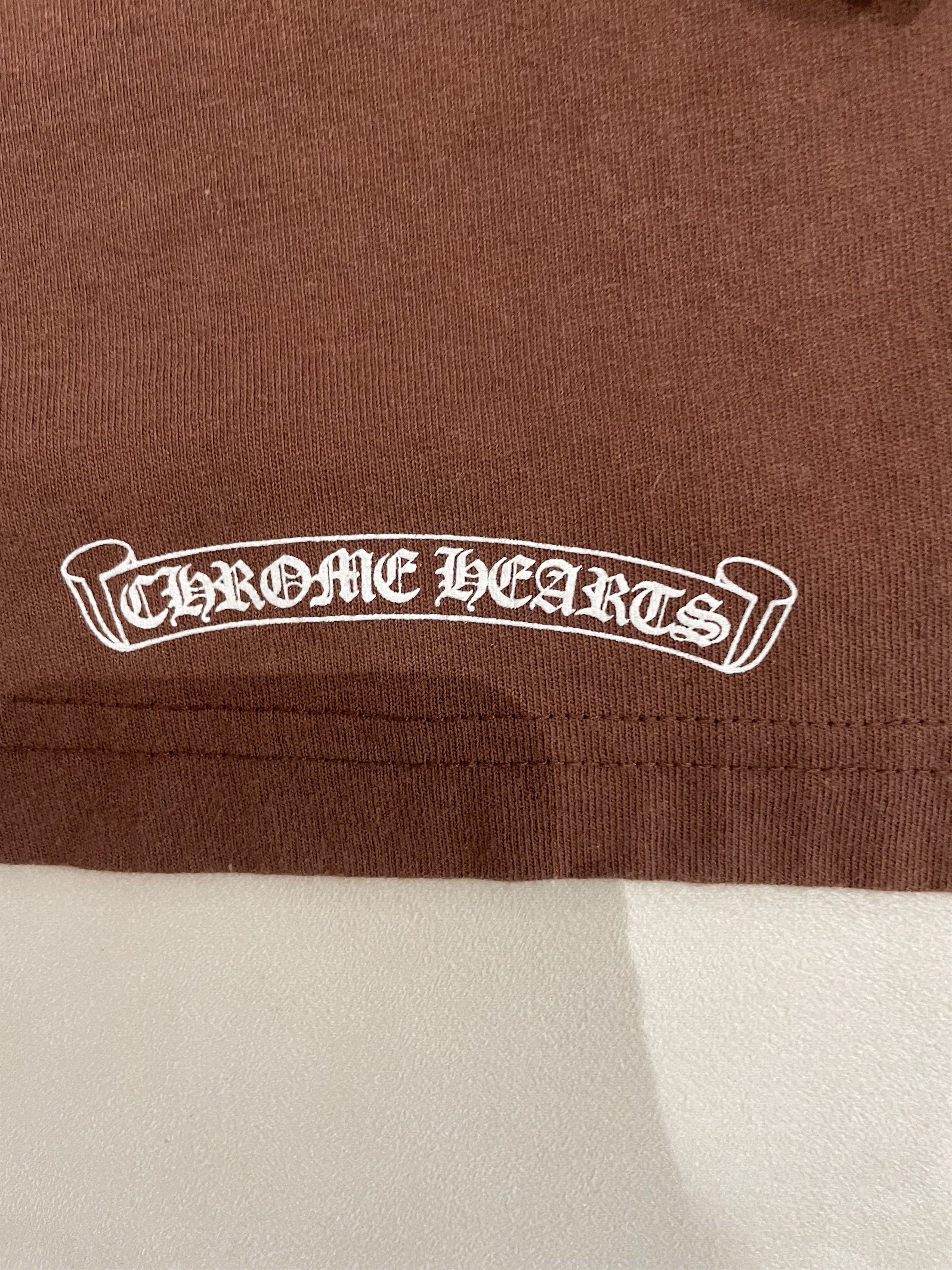 Chrome Hearts Chrome Hearts Matty Boy Brown Long Sleeve T-Shirt Tee Size US L / EU 52-54 / 3 - 8 Thumbnail