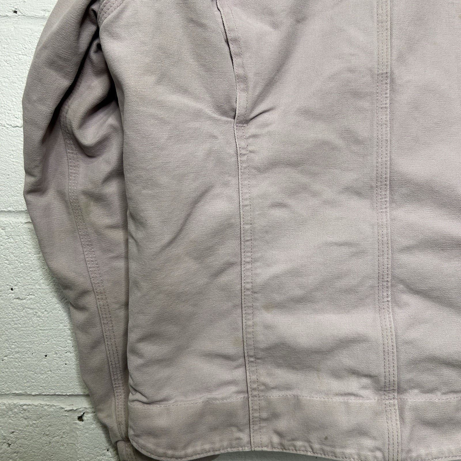 Carhartt Y2k Carhartt Sherpa-Lined Hooded Detroit Jacket “Pale Pink” Size S / US 4 / IT 40 - 11 Thumbnail