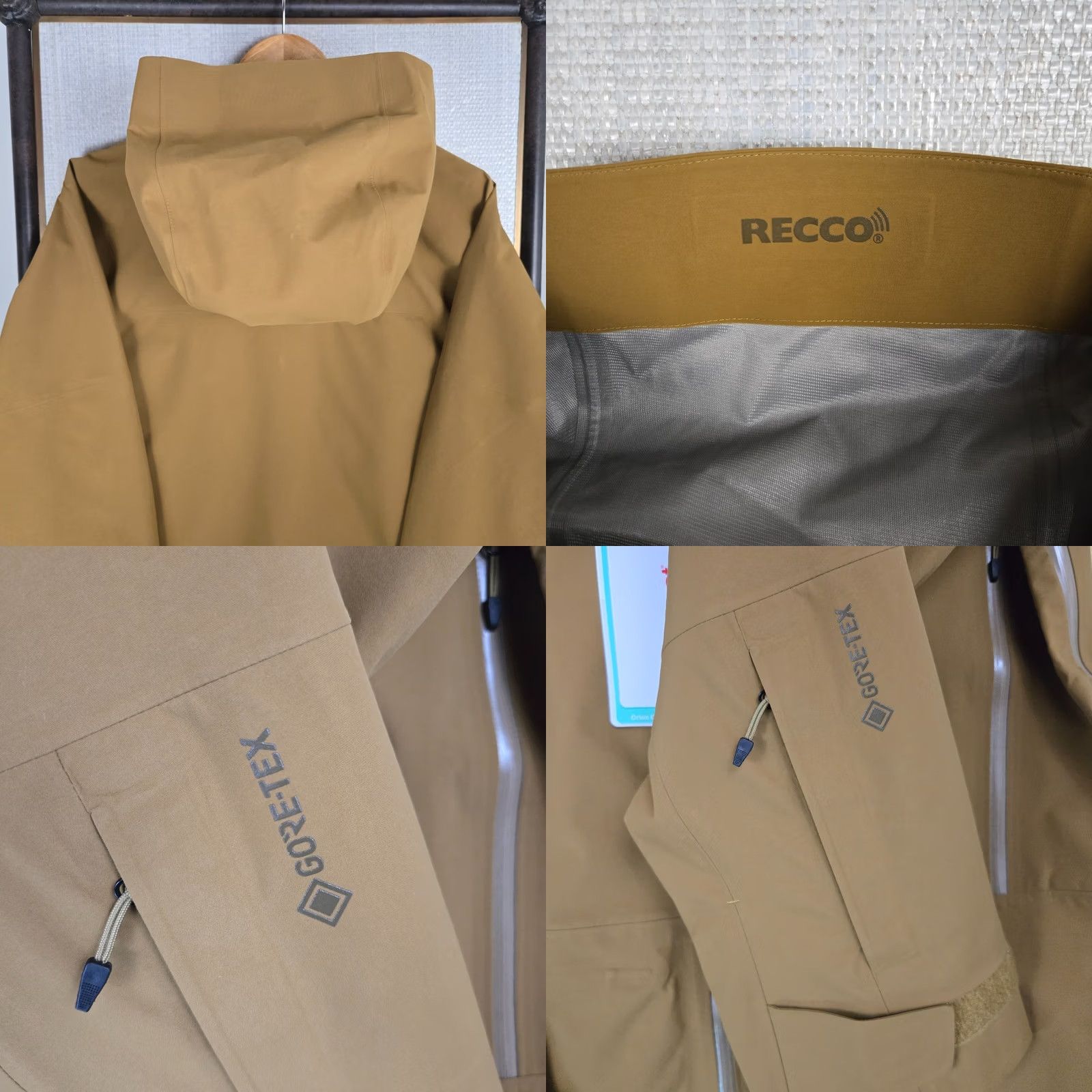 Marmot Marmot Gore Tex RECCO Full Zip Hooded Shell Jacket Mens Medium Brown Ski Jacket Windproof Waterproof NWT Size US M / EU 48-50 / 2 - 8 Thumbnail
