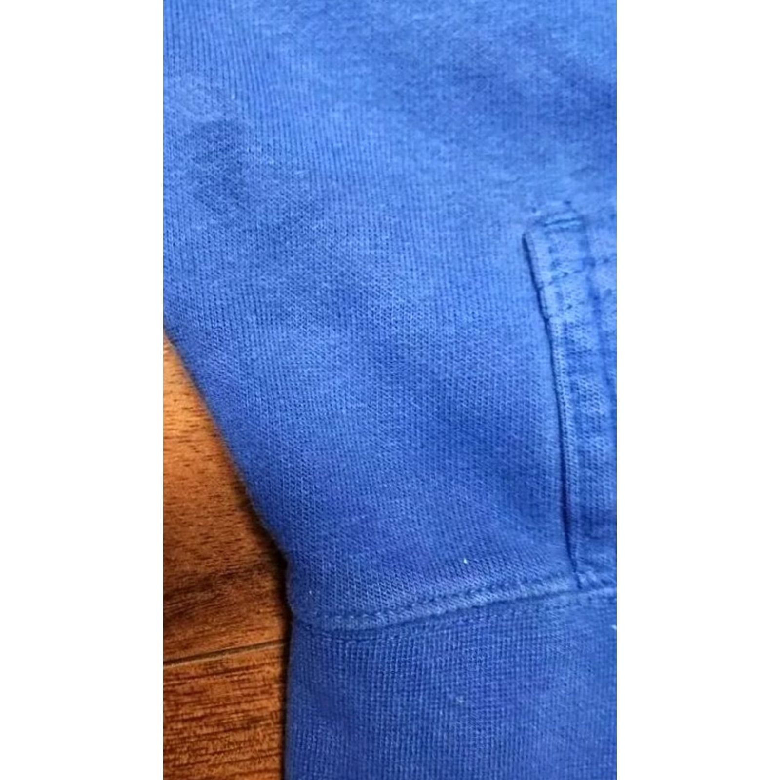Nike TEAM NIKE Hoodie Sweatshirt Men L Large Blue Vintage Retro Pullover Hooded Sweatshirt 90s Sports Athleisure Designer College Outdoor Navy Blue Mens Size US L / EU 52-54 / 3 - 6 Thumbnail