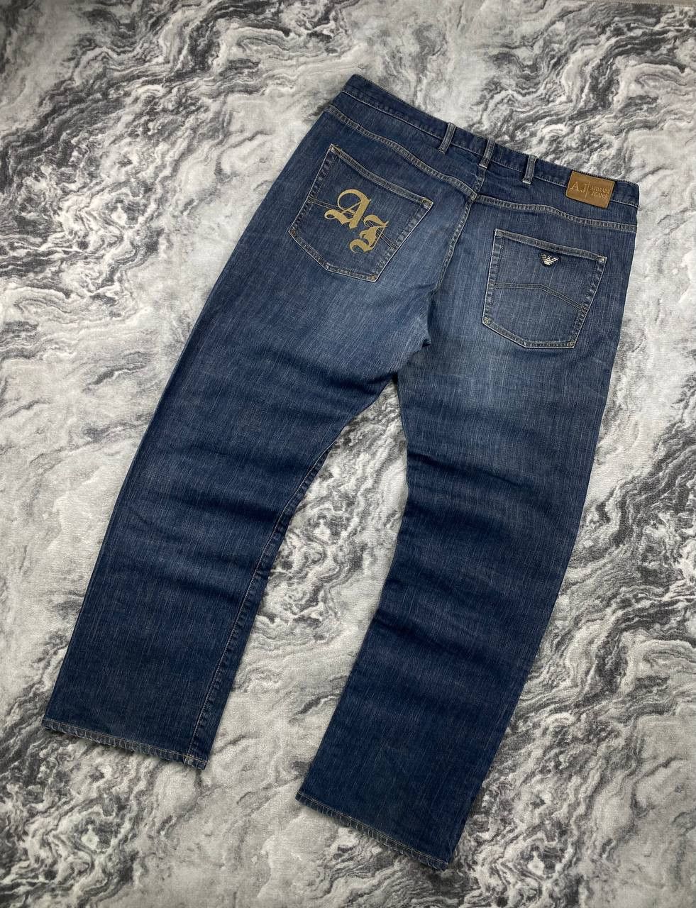 Armani × Vintage RARE EMPORIO ARMANI 90S VINTAGE FADED BIG LOGO