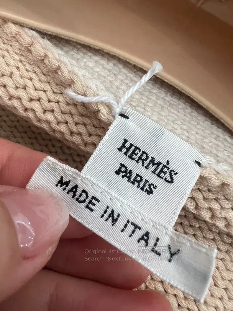 Hermes Hermes Women's Cardigan, Beige, Fall/Winter 2025 Size XS / US 0-2 / IT 36-38 - 4 Thumbnail