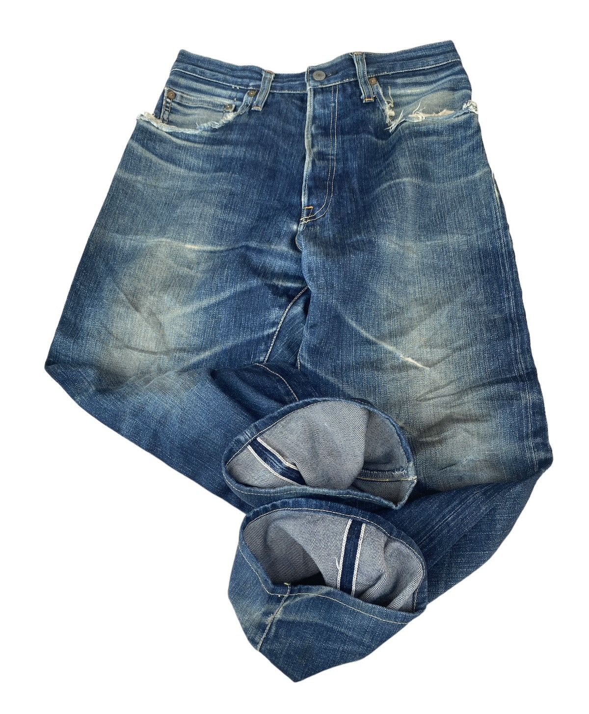 Studio D'Artisan Grunge Thrashed Jeans