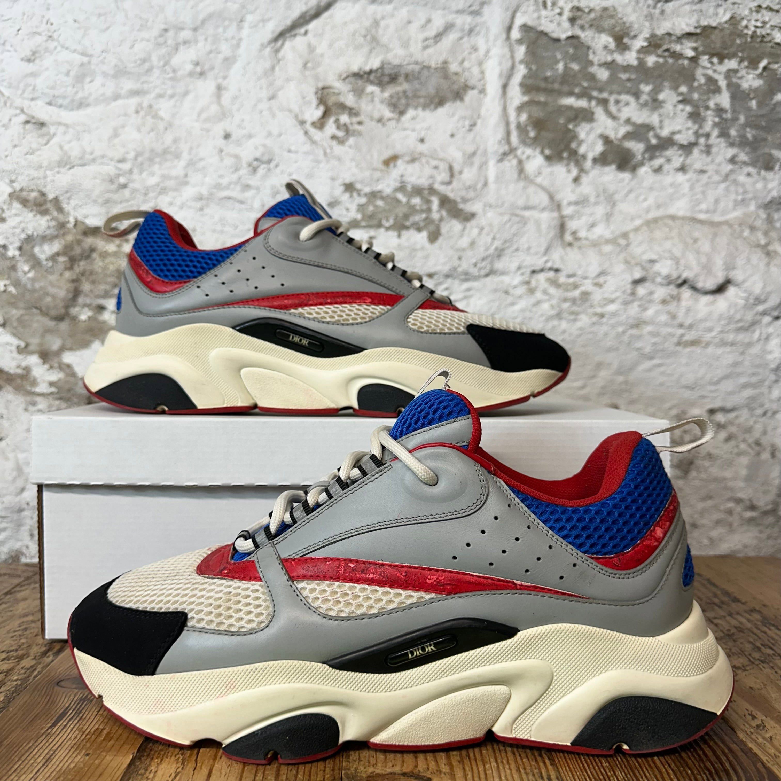 Dior Dior B22 Blue Red Grey Sneaker Sz 10 (43) Size US 10 / EU 43 - 1 Thumbnail