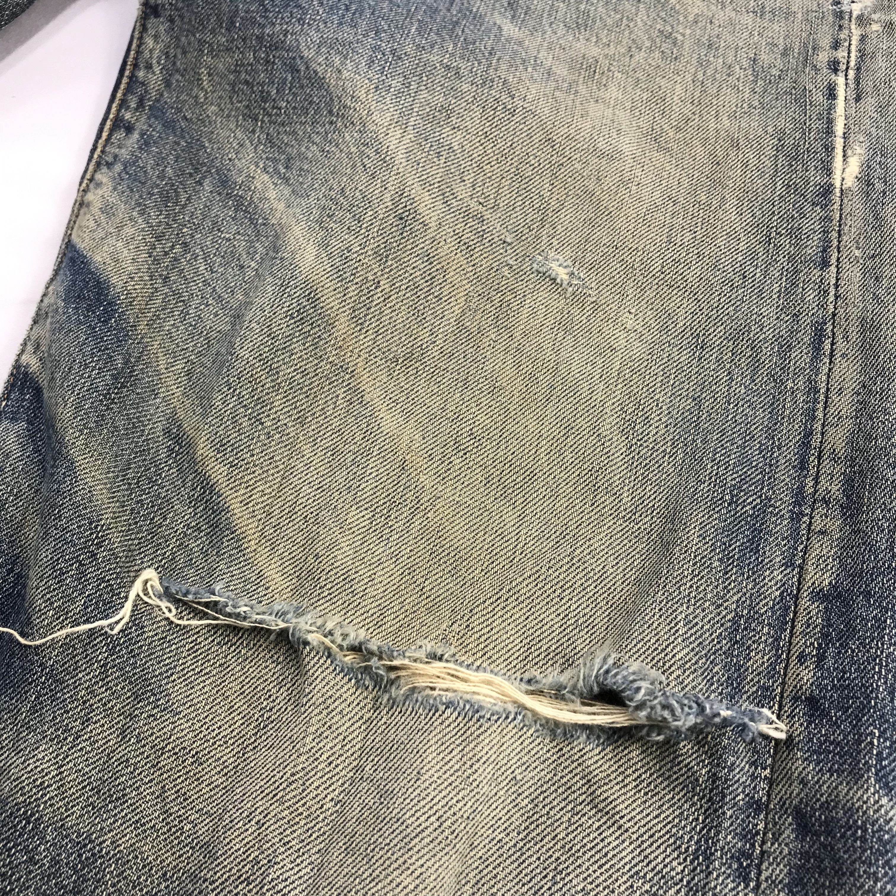 Levi's Vintage Levis 502 Jeans Selvedge Distressed Denim KJ3470 Size US 32 / EU 48 - 11 Thumbnail