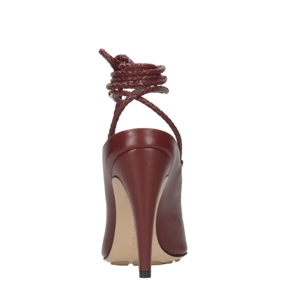 Bottega Veneta o1loc1c1025 716180 Spritz Strap Pumps in Bordeaux Size US 4.5 / IT 34.5 - 3 Thumbnail