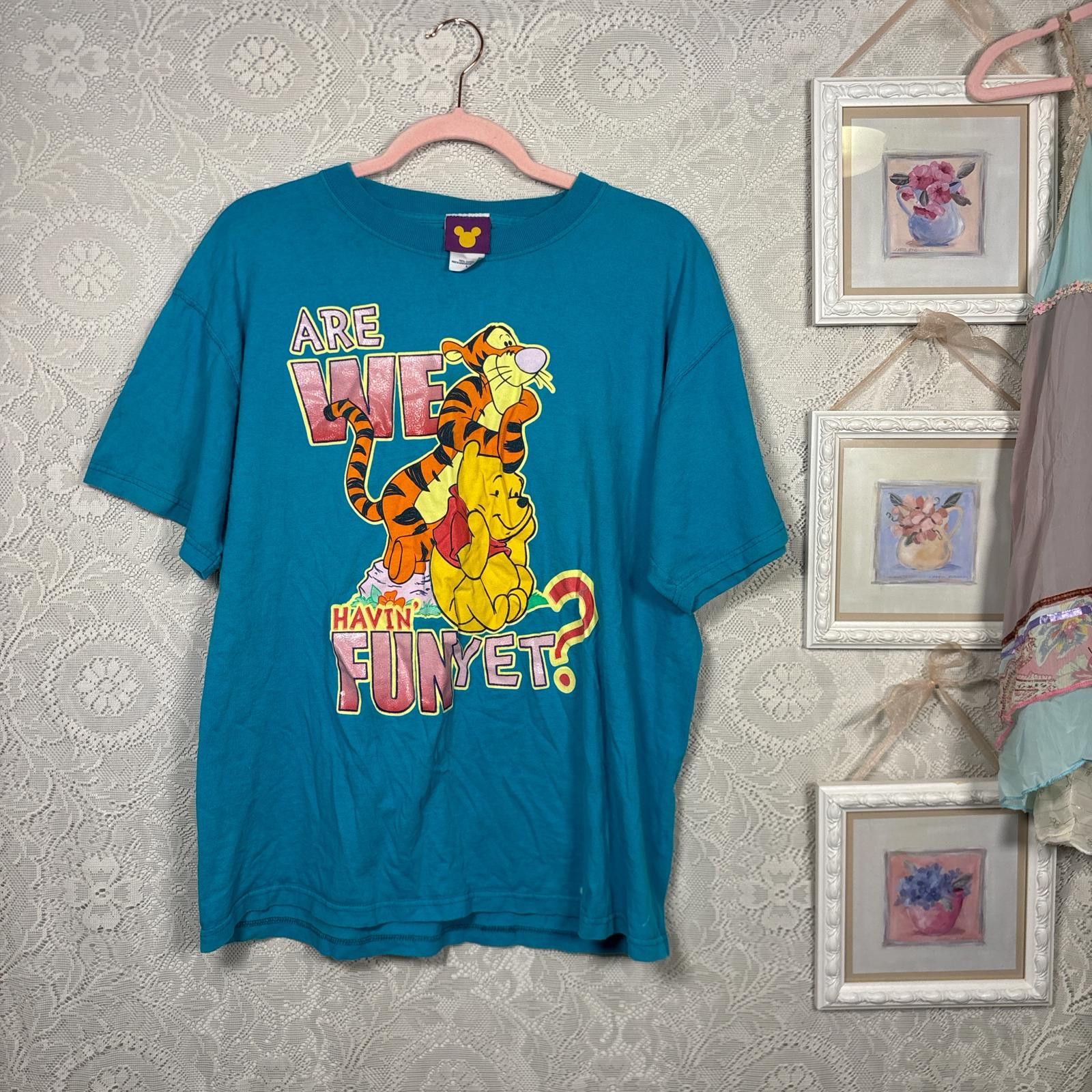 Disney vintage tiger disney graphic t-shirt tee Size L / US 10 / IT 46 - 2 Thumbnail