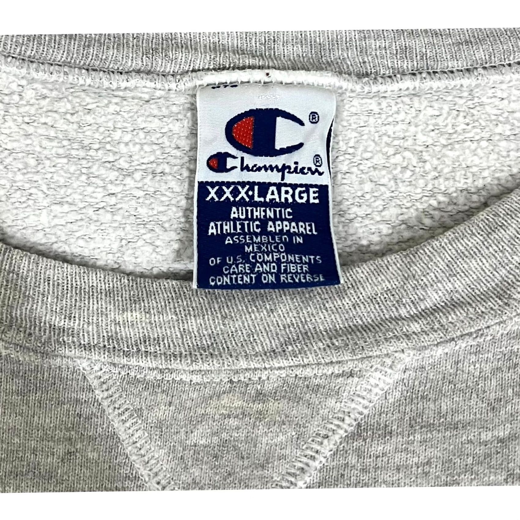 Champion VINTAGE Champion Webster University Crewneck Sweatshirt Gray 3XL XXXL Unisex Adults Crew Neck Sweatshirt 90s College University Mens Womens Boys Girls Size US XXL / EU 58 / 5 - 6 Thumbnail