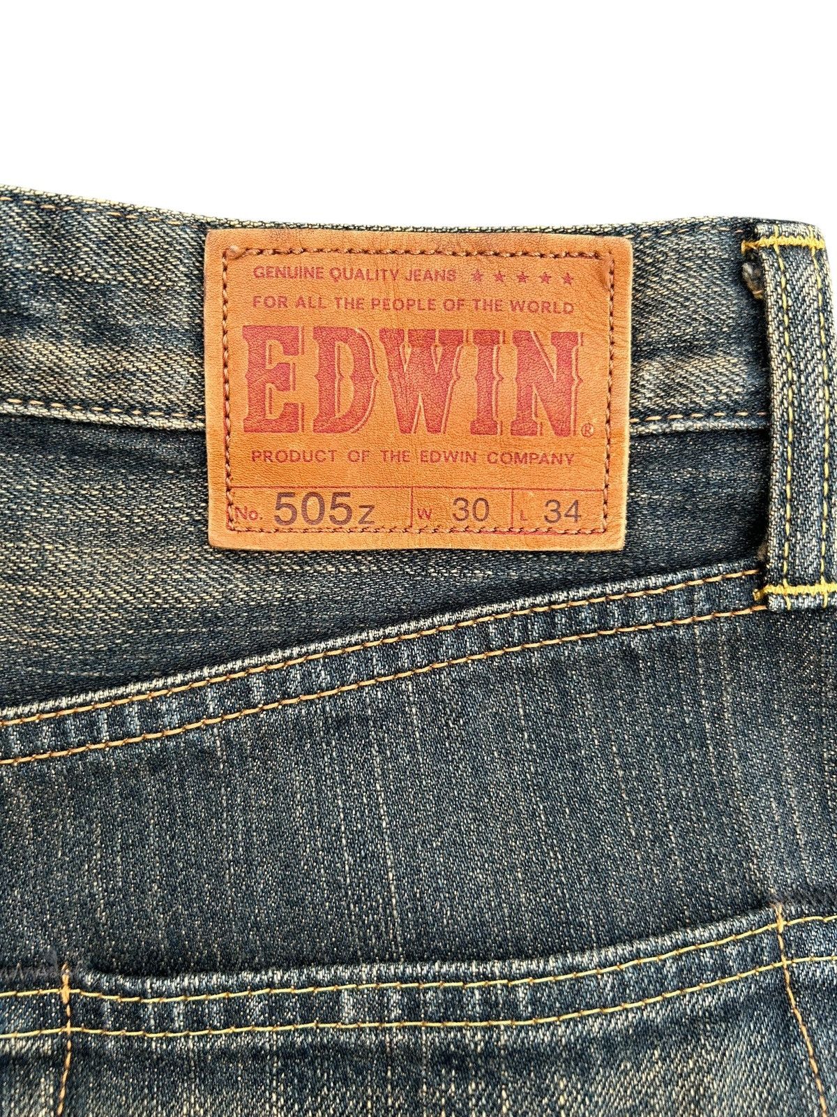 Kapital RUSTY VINTAGE EDWIN 505Z SELVEDGE MUDWASH FADED DENIM JEANS Size US 30 / EU 46 - 2 Thumbnail