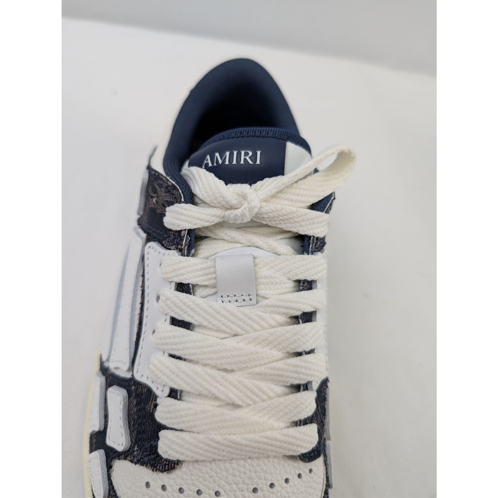 Amiri o1rshd1 MA Quad Skeleton Top Low Sneakers in Midnight Indigo Size US 9 / EU 42 - 16 Thumbnail