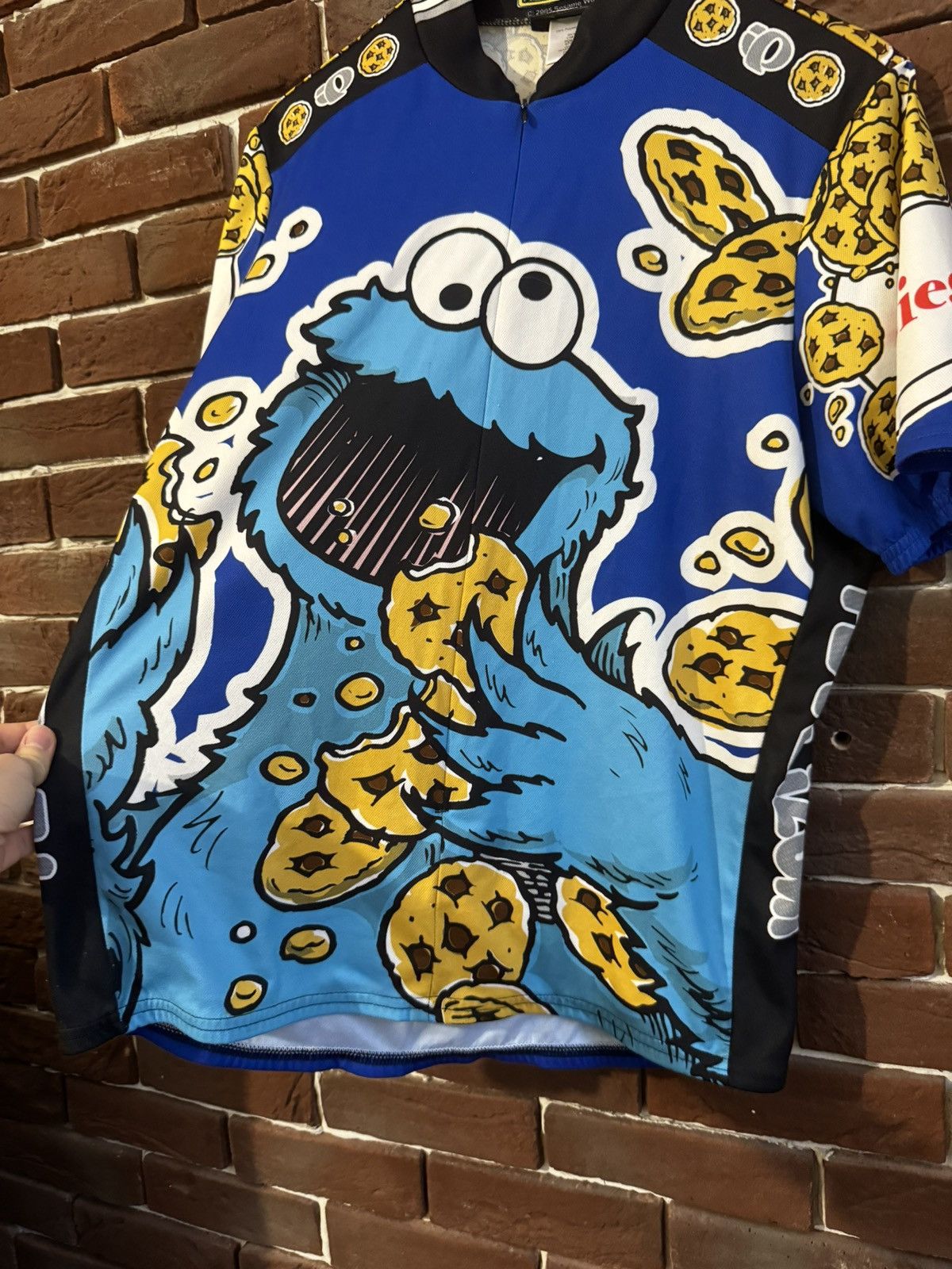 PEARL iZUMi Pearl Izumi Cookie Monster Vintage Bike Jersey Hype Street Size US L / EU 52-54 / 3 - 5 Thumbnail