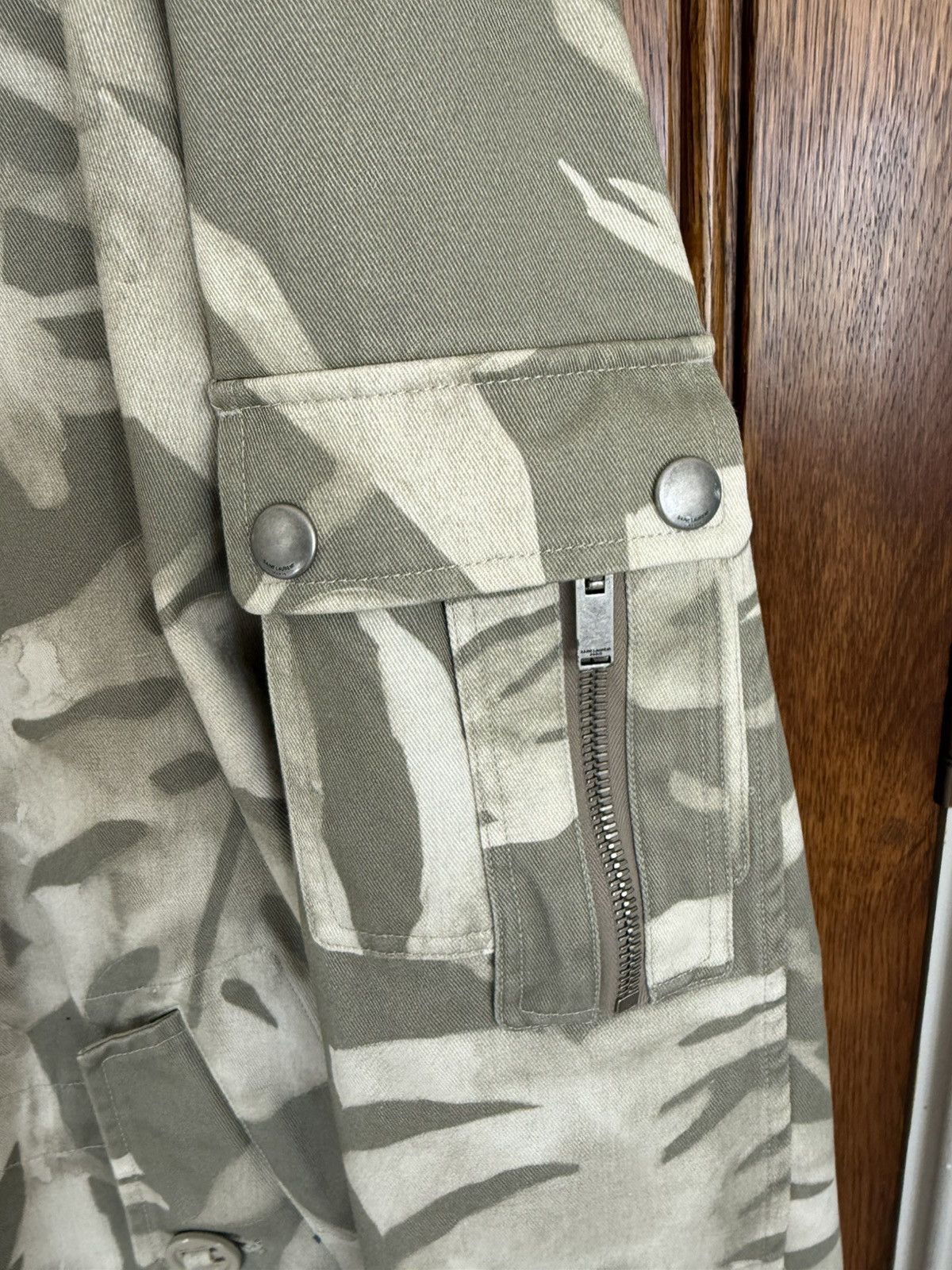 Saint Laurent Paris SS21 Saint Laurent palm tree parka jacket rocket 50 grail Size US M / EU 48-50 / 2 - 15 Thumbnail