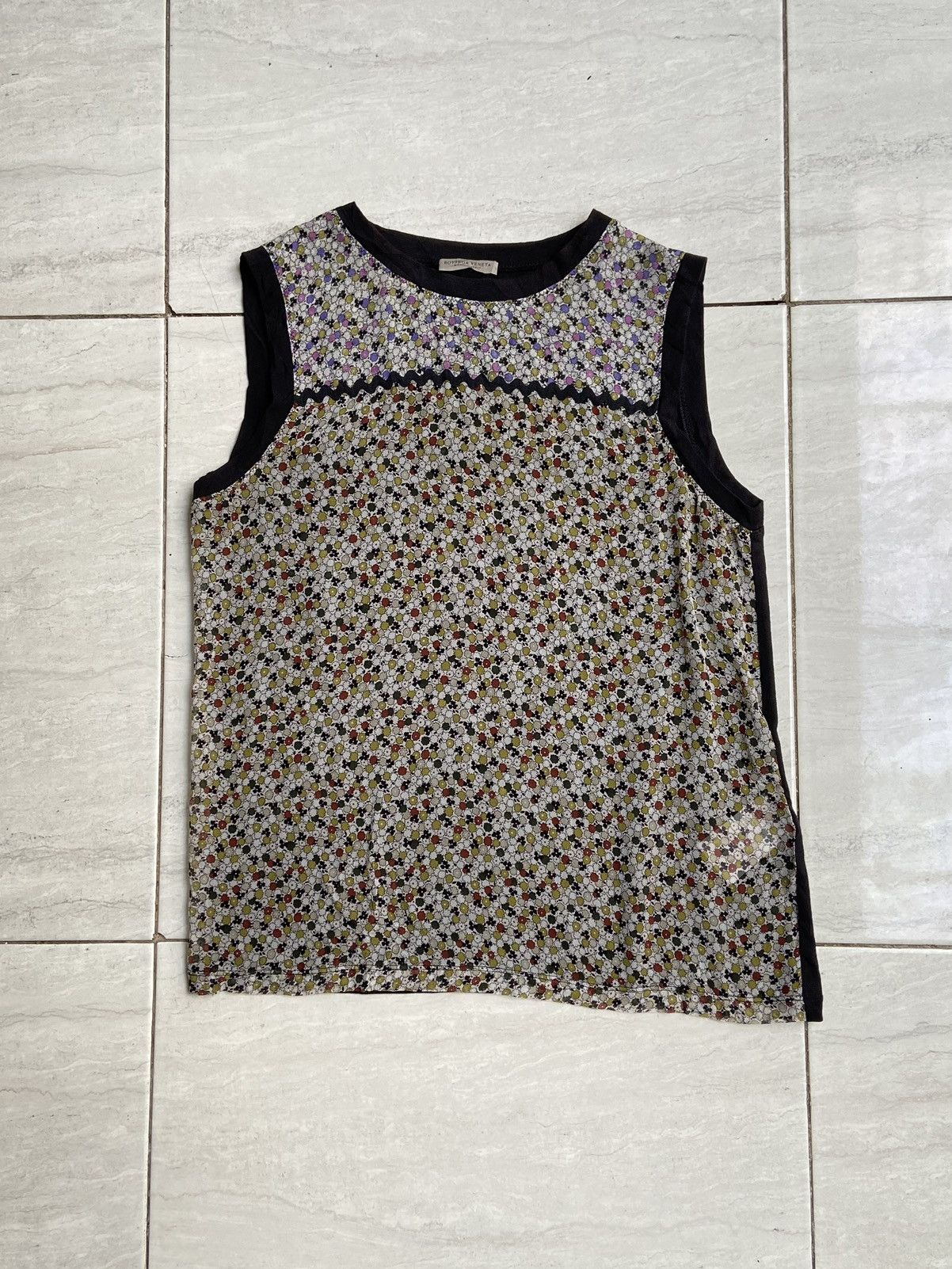 Bottega Veneta BOTTEGA VENETA Flower Motive Sleeveless Size S / US 4 / IT 40 - 6 Thumbnail